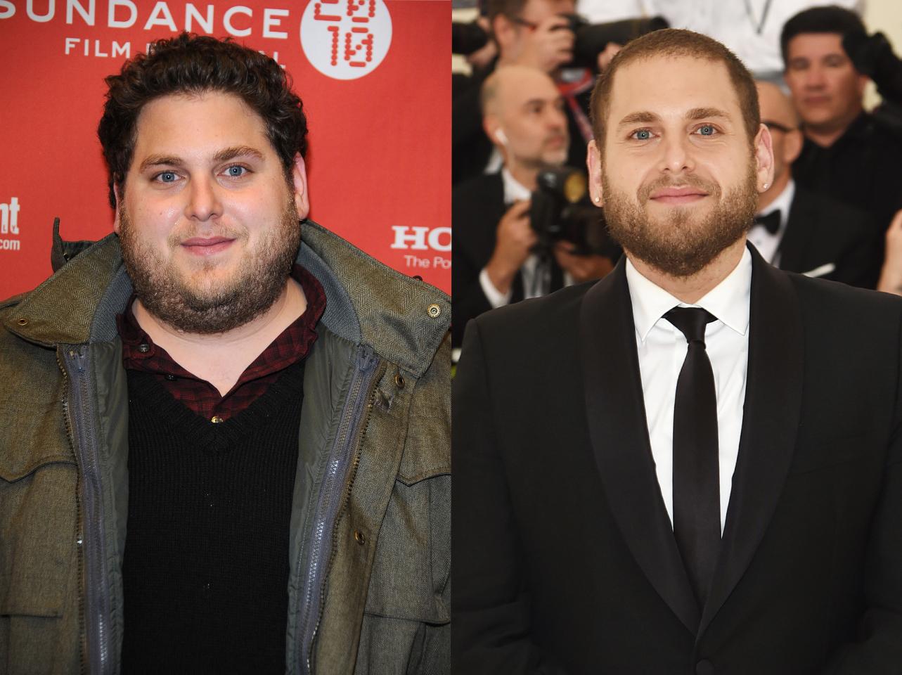 Jonah Hill antes y después de perder peso | Fuente: Getty Images