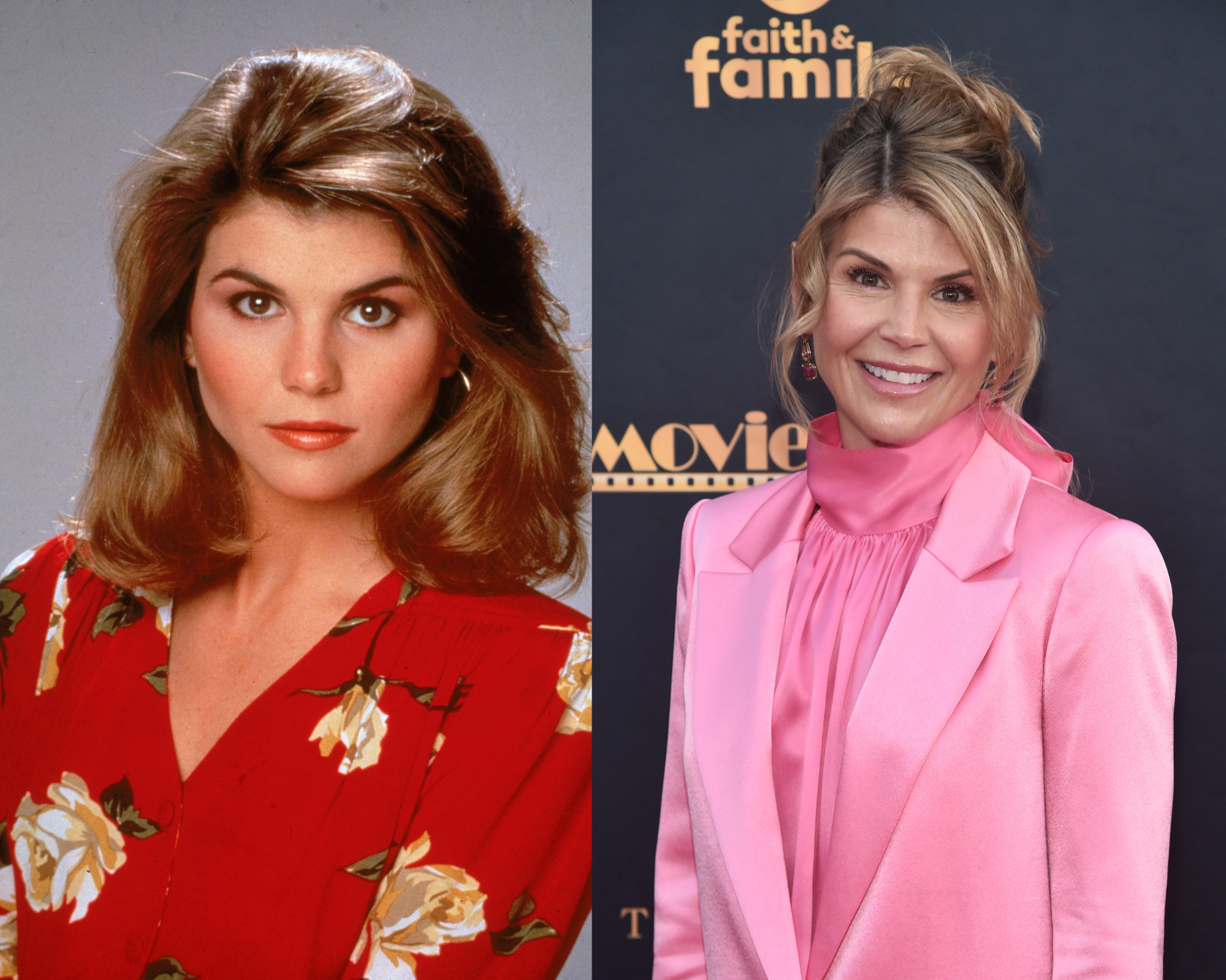 Retrato de la actriz Lori Loughlin, circa 1989 | Lori Loughlin en Avalon Hollywood & Bardot el 10 de febrero de 2023 en Los Ángeles, California | Foto: Getty Images