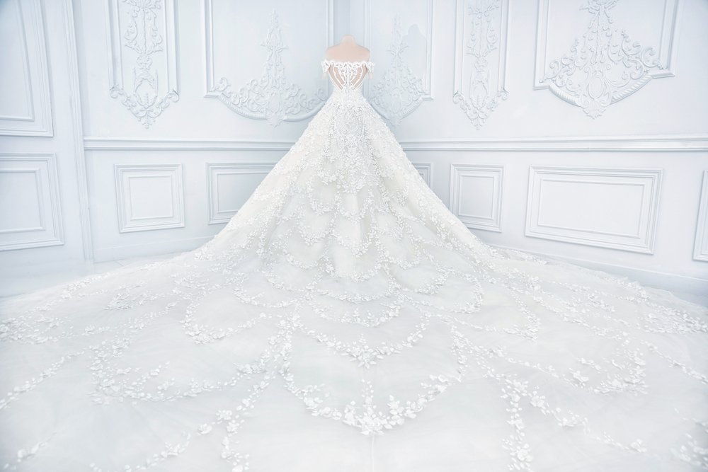 Vestido de novia en exhibición / Imagen tomada de: Shutterstock