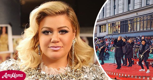 Kelly Clarkson muestra el pleno poder de su voz rompiendo tradiciones en desfile de Macy's