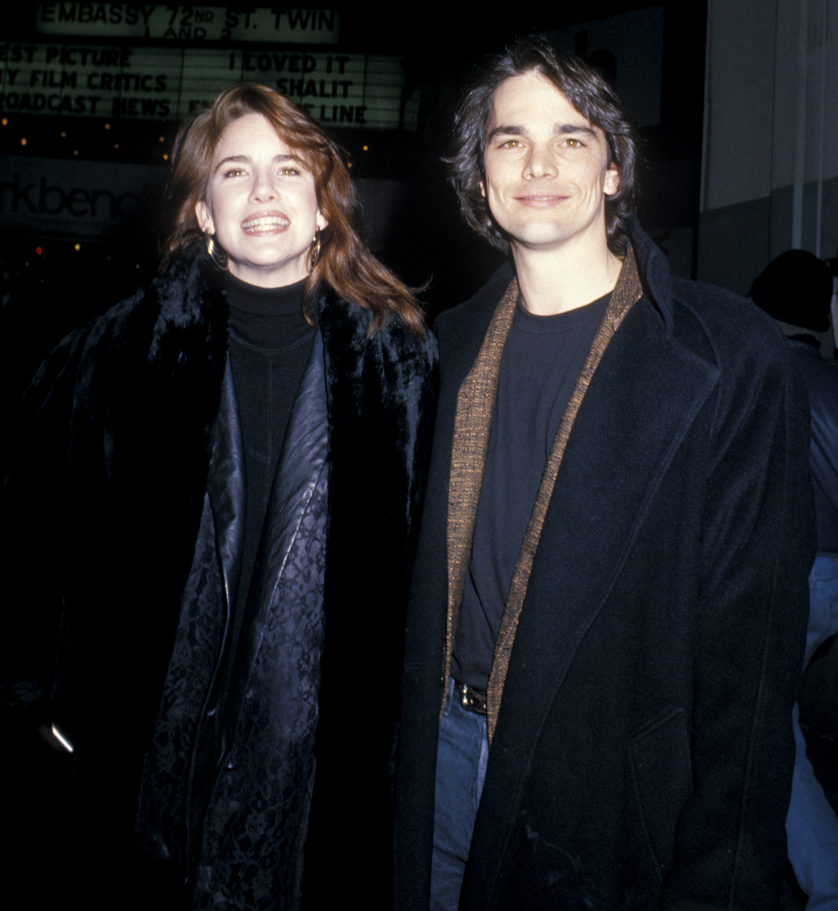 La ex estrella infantil y Bo Brinkman en el estreno de "End of the Line" el 28 de febrero de 1988 | Fuente: Getty Images