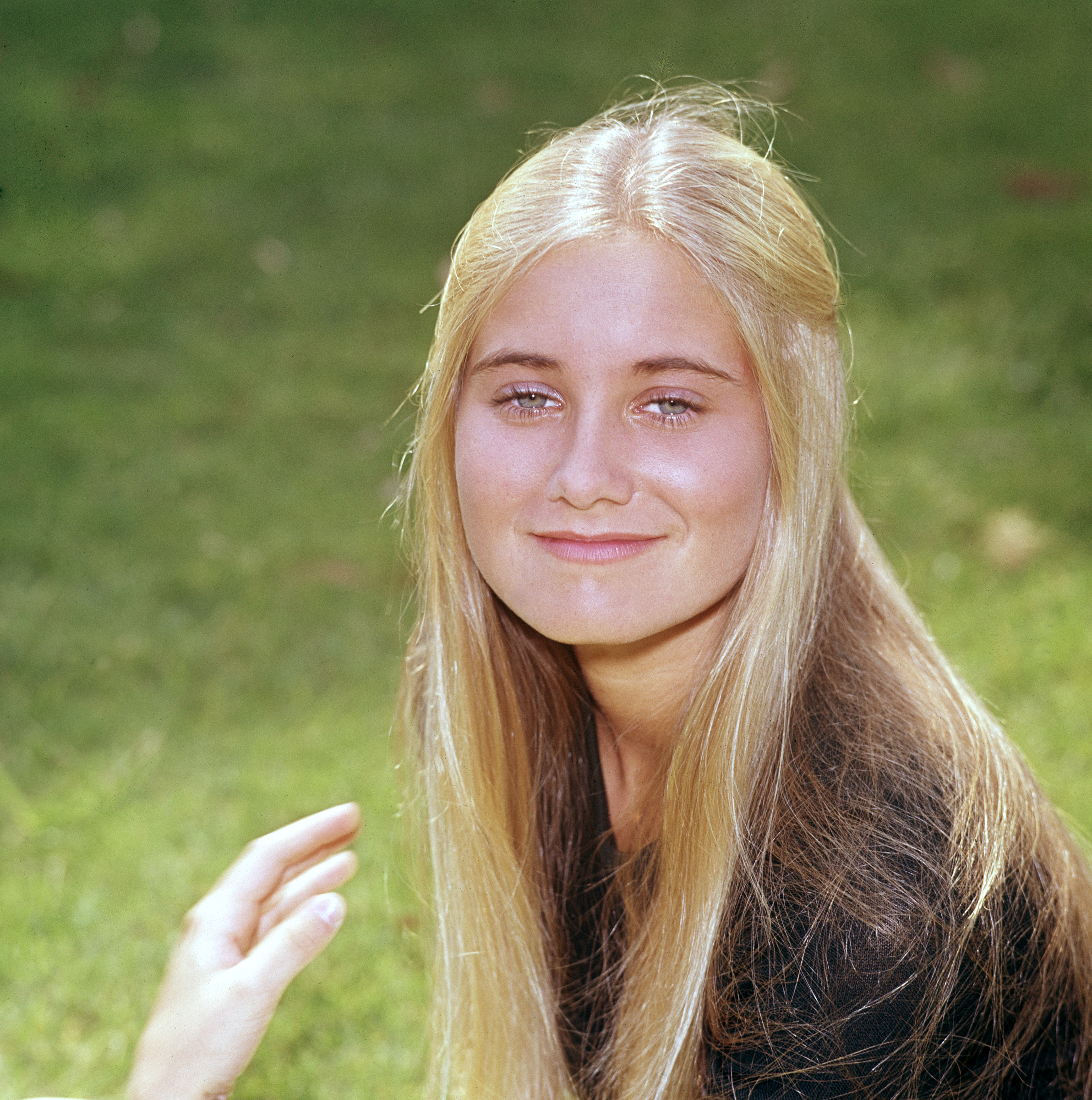 La actriz en el plató de "The Brady Bunch", 1969 | Fuente: Getty Images