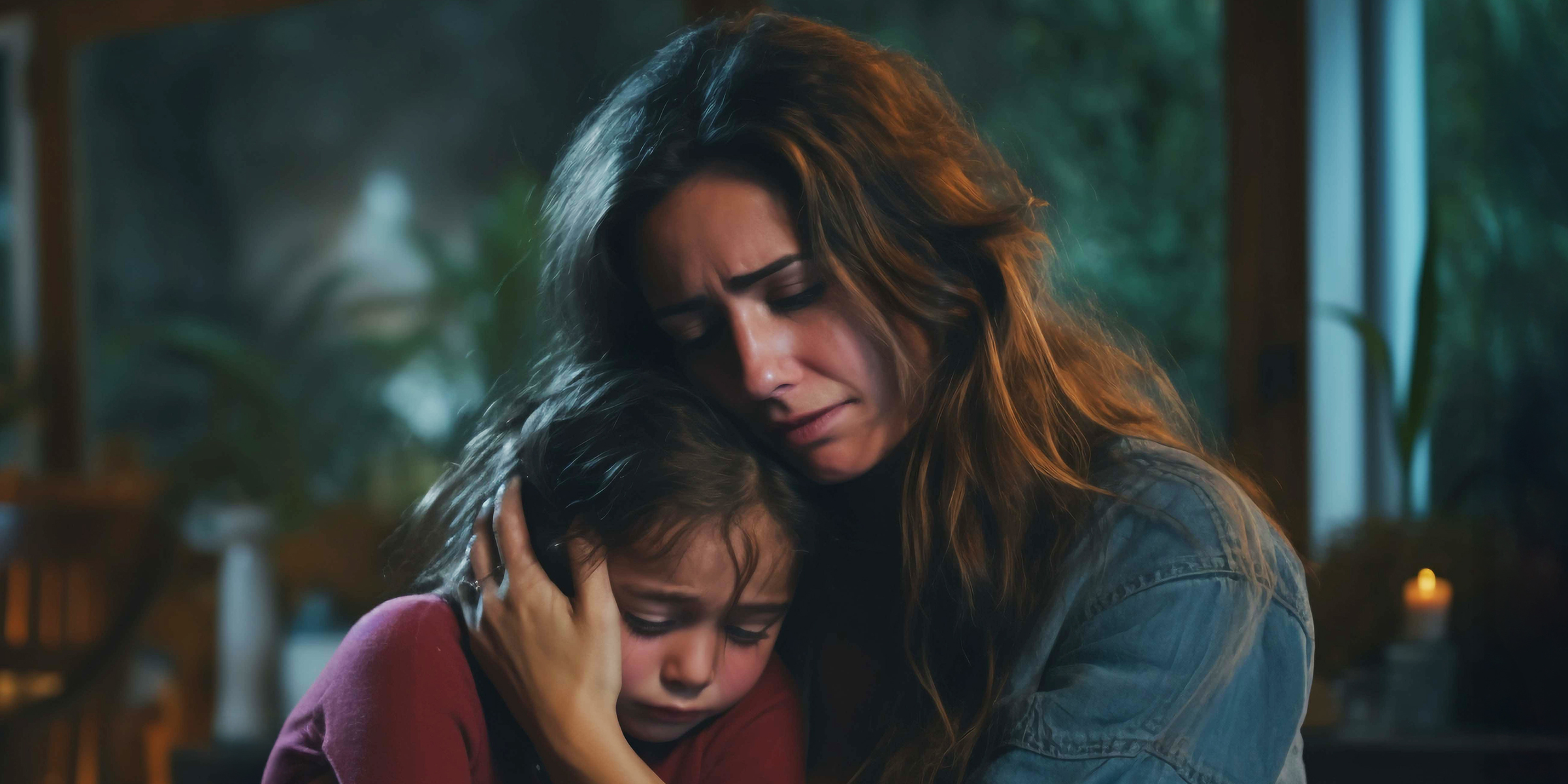 Una mujer consuela a un niño que llora | Fuente: Freepik