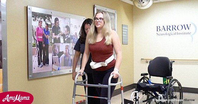 Estudiante estadounidense de vacaciones queda paralítica de repente, asombrando a doctores