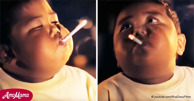 ¿Recuerdas al niño que fumaba 40 cigarrillos por día? Hizo un cambio radical y está irreconocible