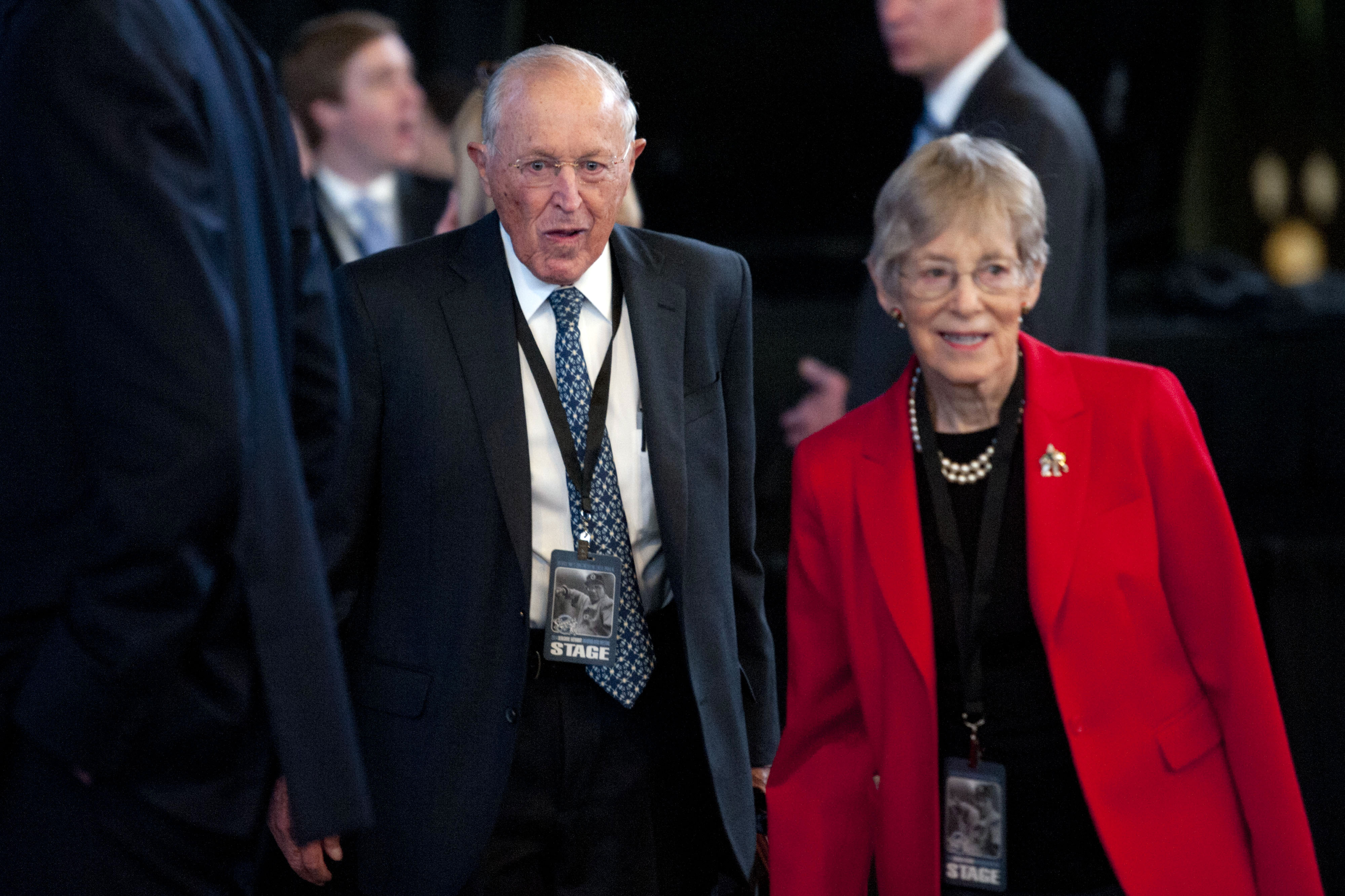 David y Ruth Gottesman en la junta de accionistas de Berkshire Hathaway en Omaha, Nebraska, EE.UU., el 3 de mayo de 2014 | Fuente: Getty Images