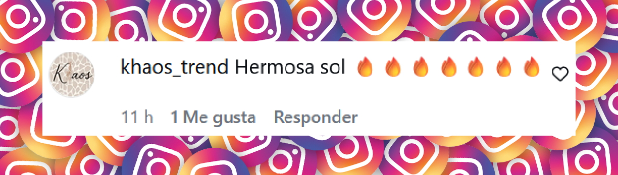 Comentario de una persona sobre el look de Sol Pérez en los Martín Fierro 2026 | Fuente: Instagram/telefe