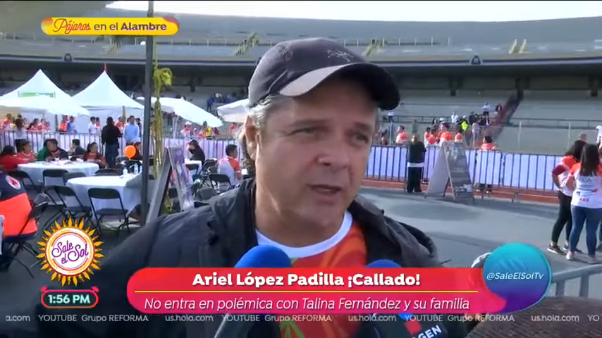 Ariel López Padilla hablando de la relación con su hija │Imagen tomada de: YouTube / ImagenEntretenimiento