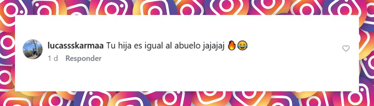Comentario de un usuario | Fuente: Instagram/miguegrana