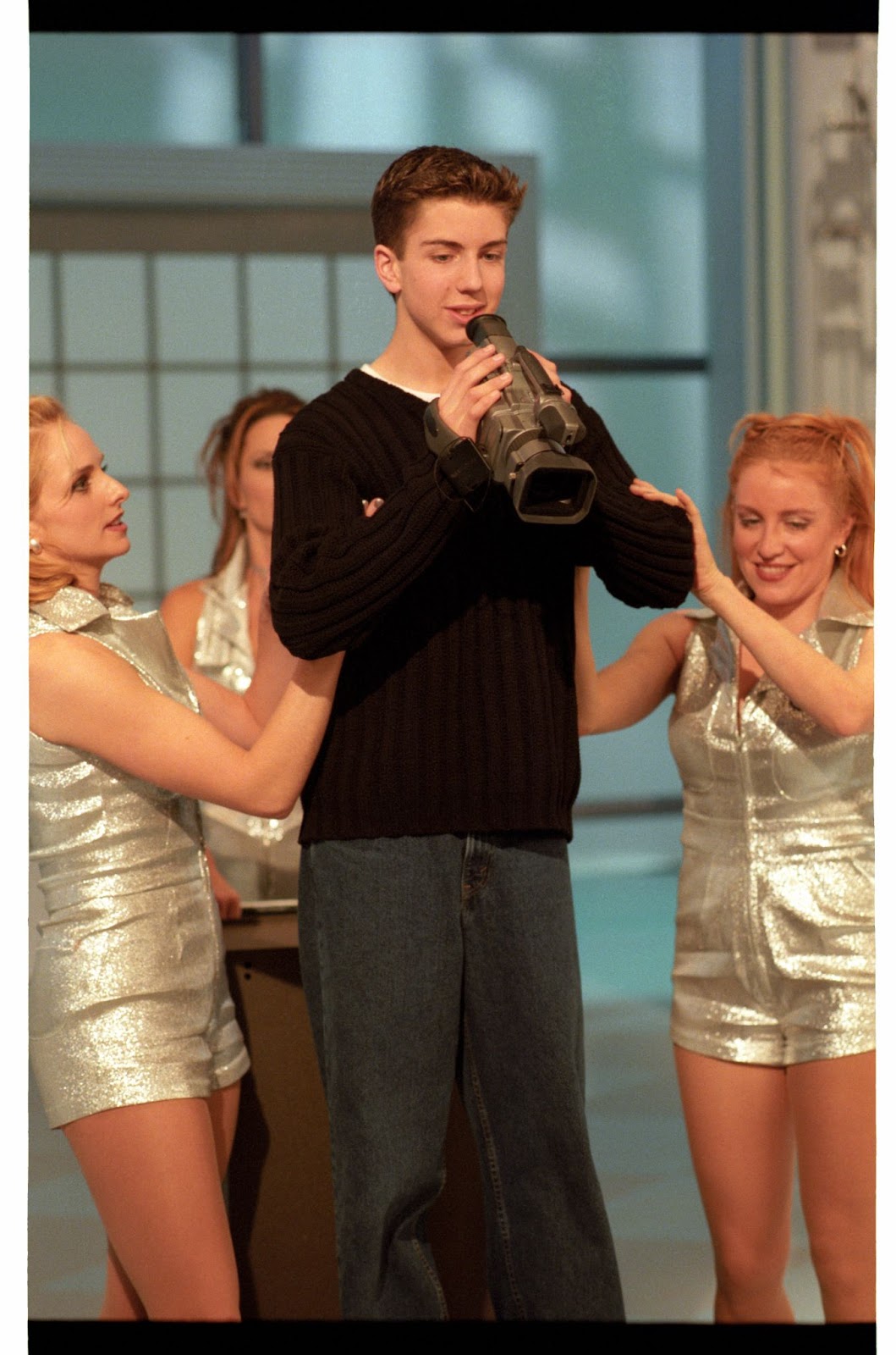 El joven actor rodando "Home Improvement" en 1999. | Fuente: Getty Images