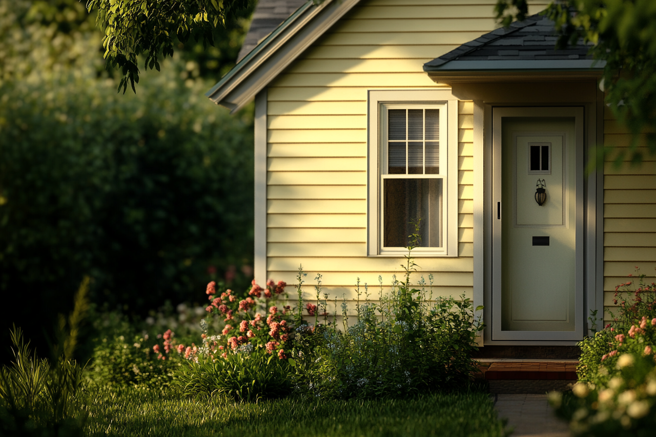 Una casa | Fuente: Midjourney