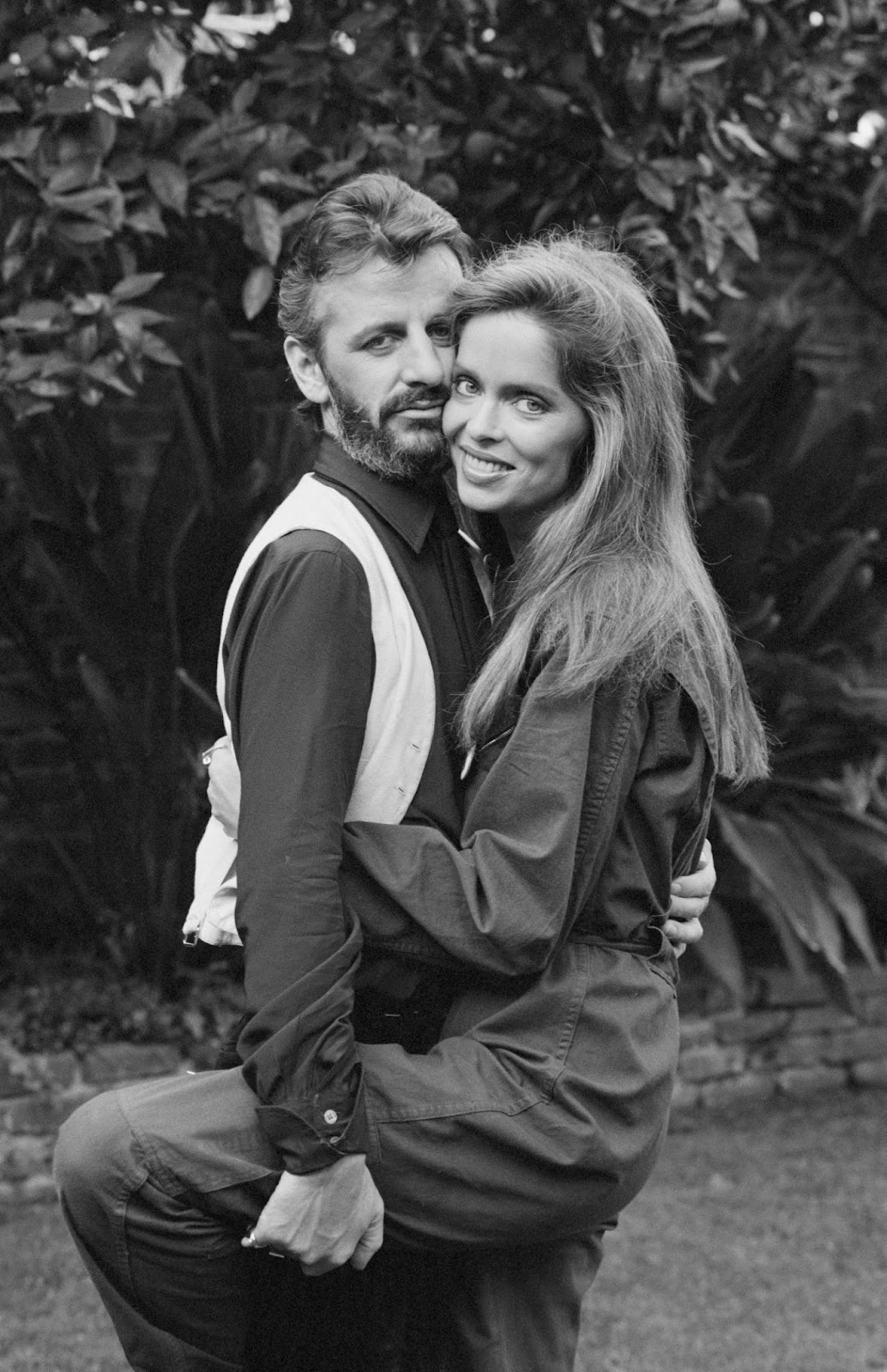 Barbara Bach y Ringo Starr hacia 1981. | Fuente: Getty Images