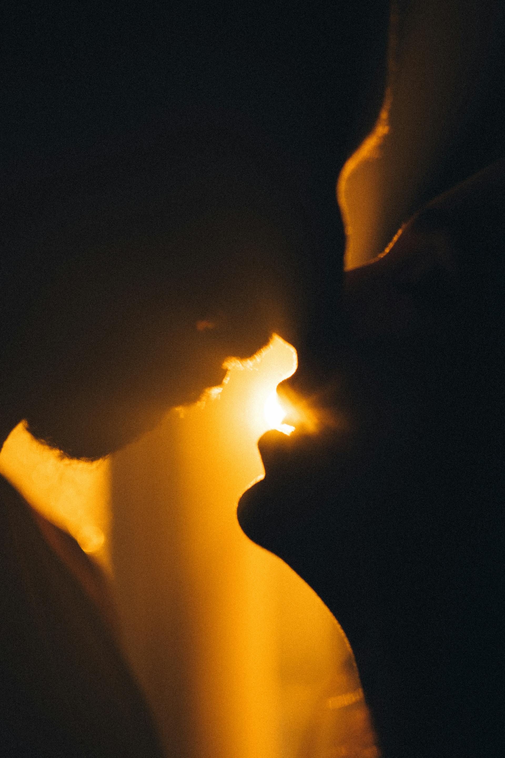 Una pareja en silueta | Fuente: Pexels