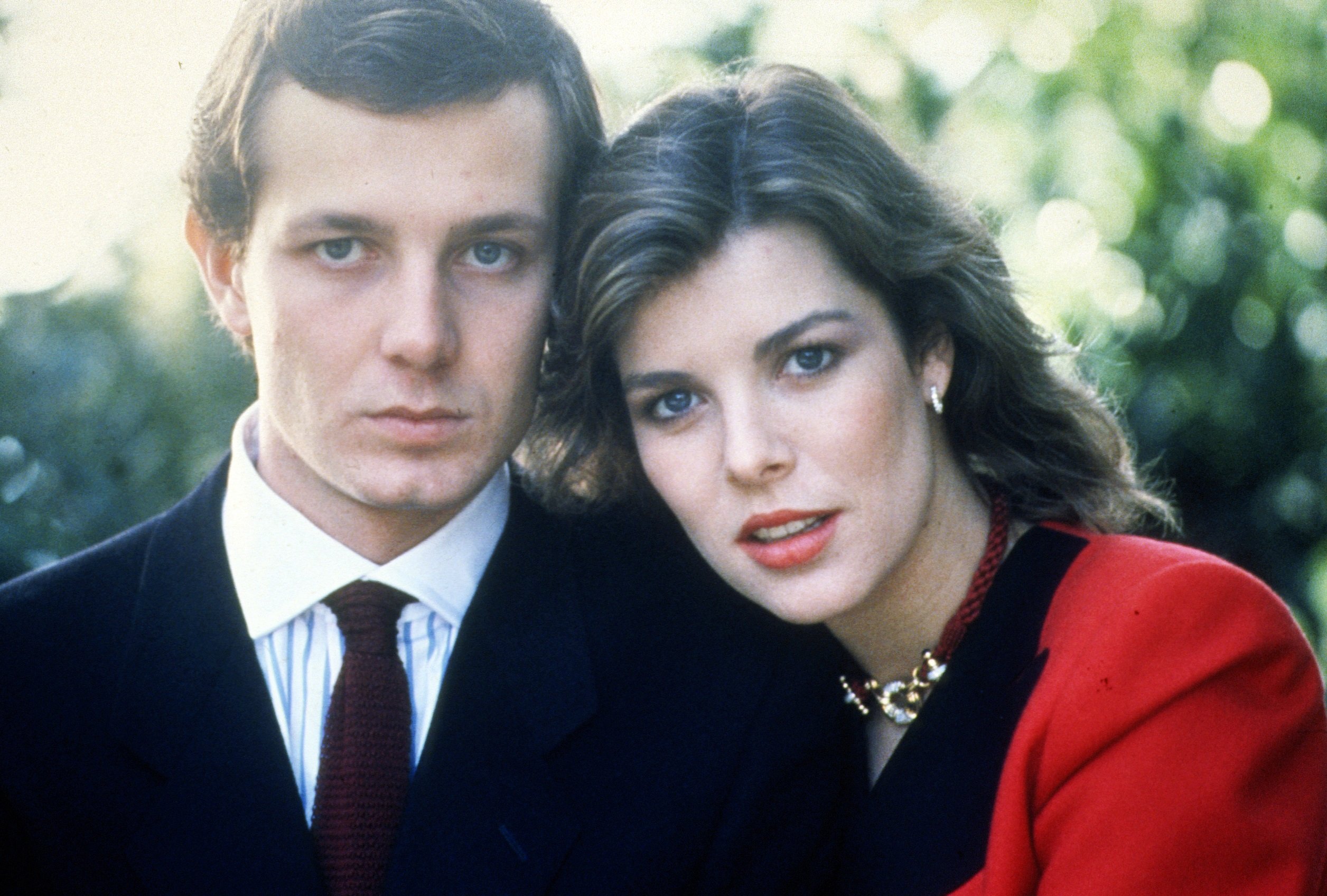 Stefano Casiraghi y Caroline, princesa de Mónaco alrededor de 1982 en Nueva York. | Foto: Getty Images