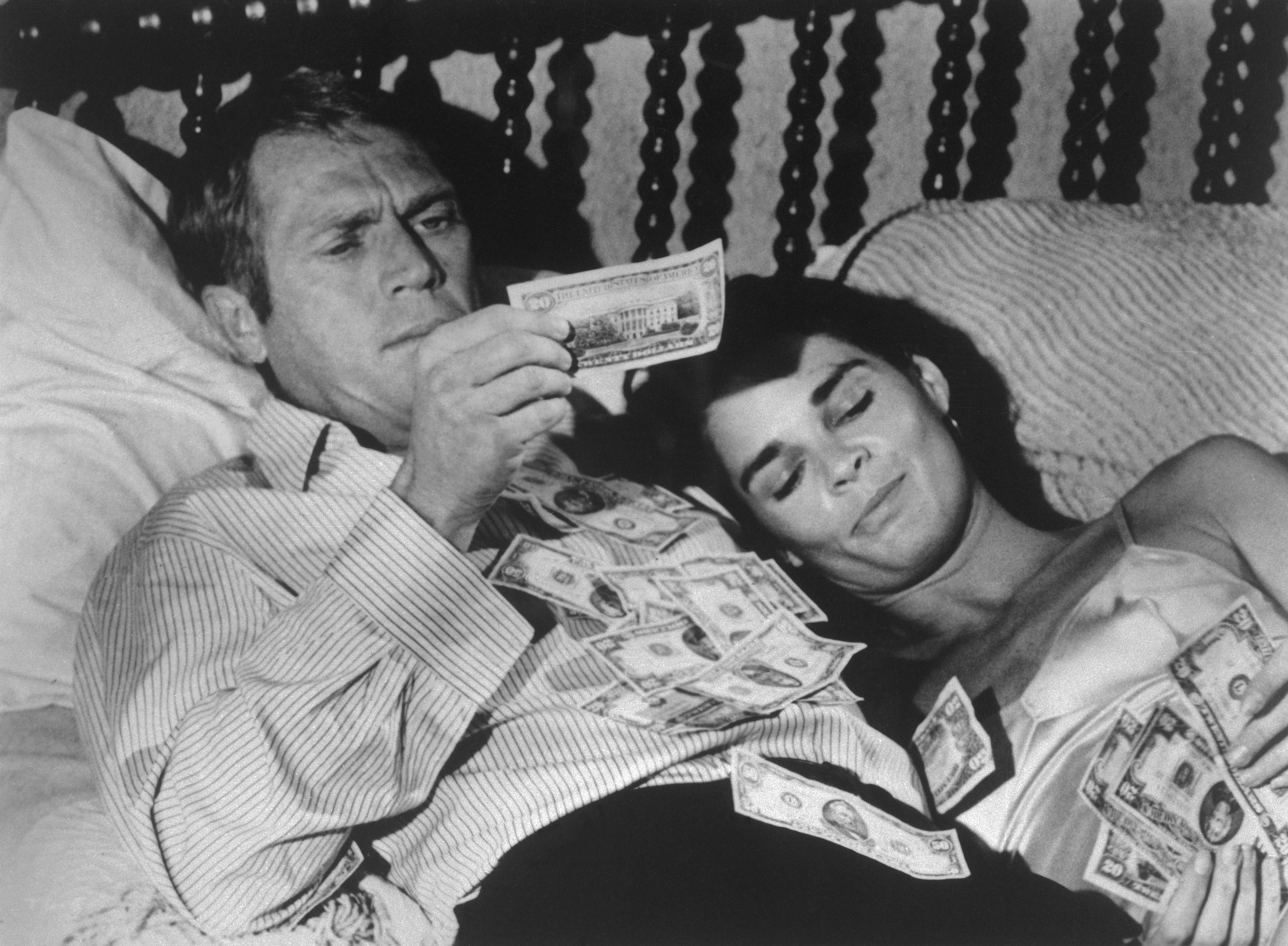 Steve McQueen con la actriz en "The Getaway" en 1972 | Fuente: Getty Images