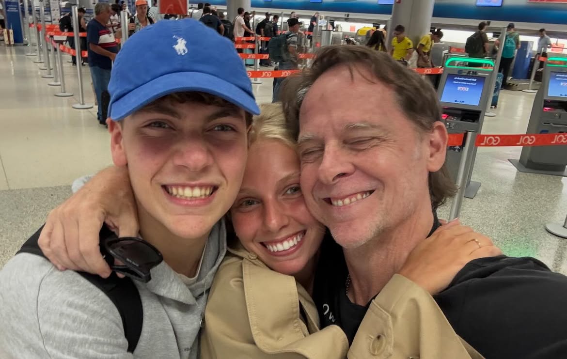 Matías Martin junto a sus hijos, Mia y Alejo | Fuente: Instagram/matiasmartin