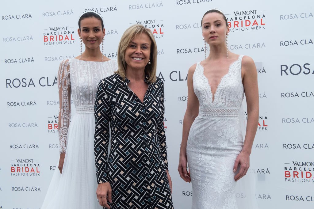 Rosa Clará presenta su colección en Barcelona, abril de 2019. | Foto: Getty Images