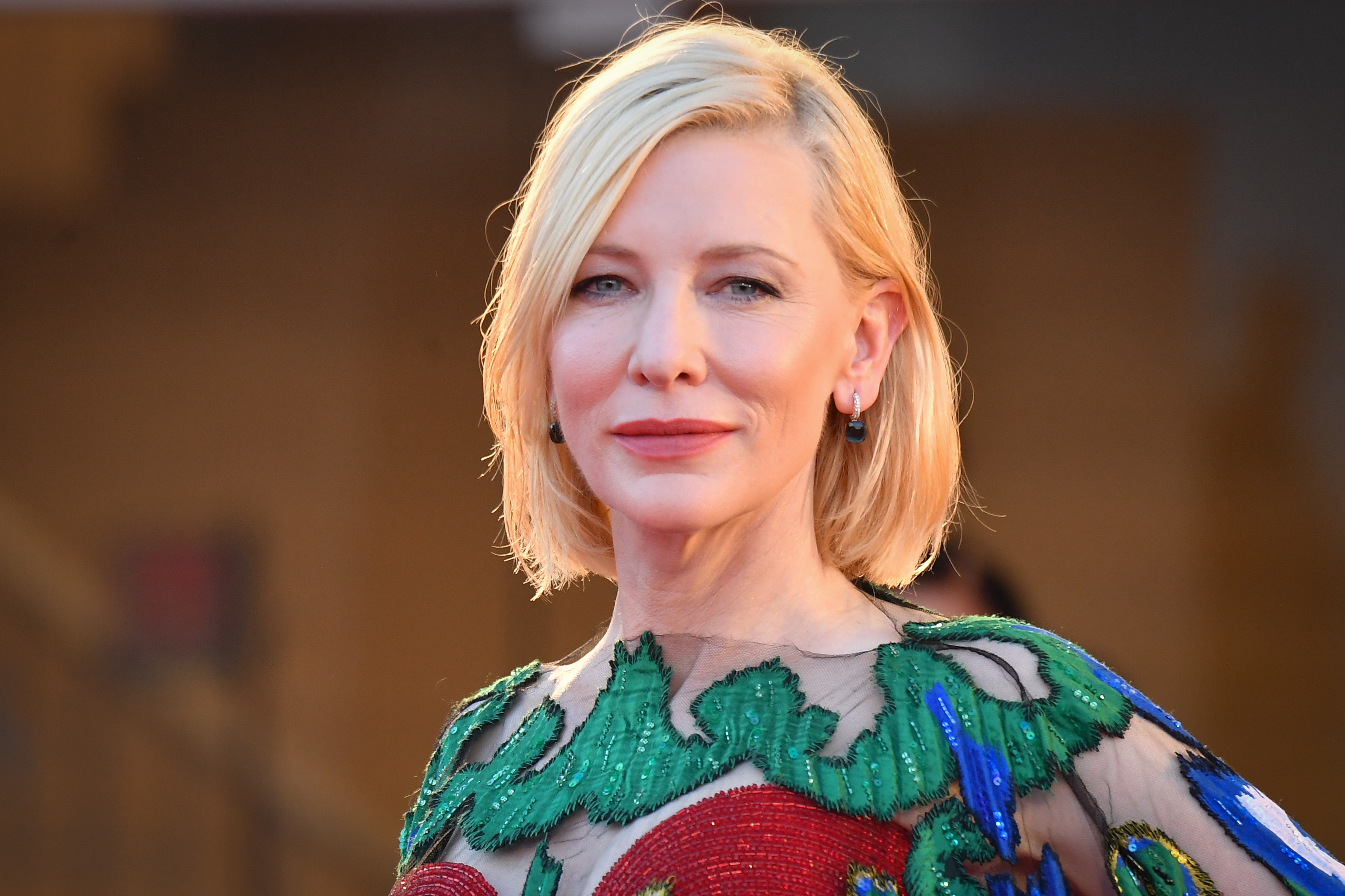 Cate Blanchett antes de la ceremonia de clausura de la 77ª edición del Festival de Cine de Venecia, el 12 de septiembre de 2020, en Venecia, Italia. | Foto: Getty Images