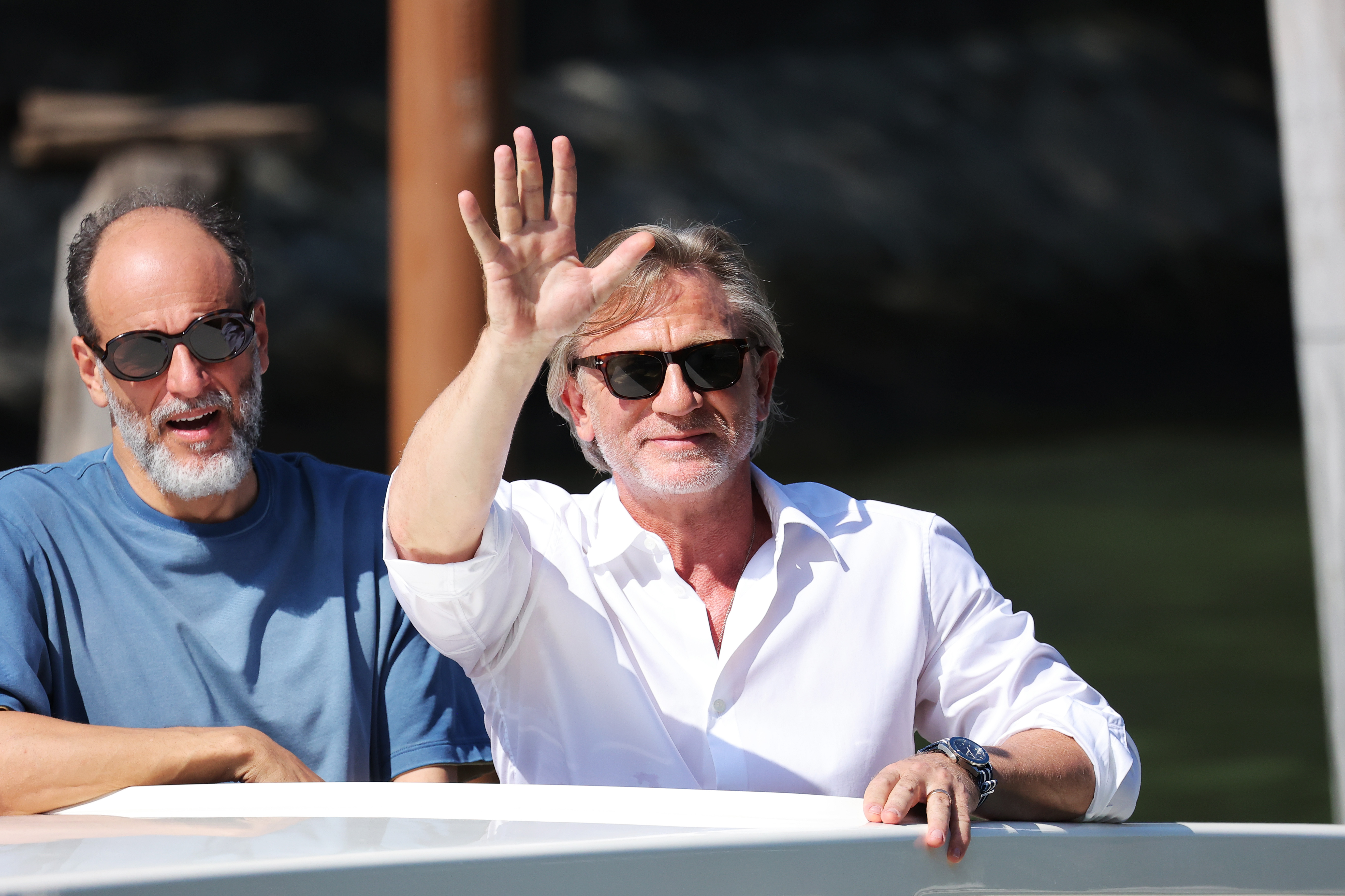 Luca Guadagnino and Daniel Craig el 03 de septiembre de 2024, en Venecia, Italia | Fuente: Getty Images