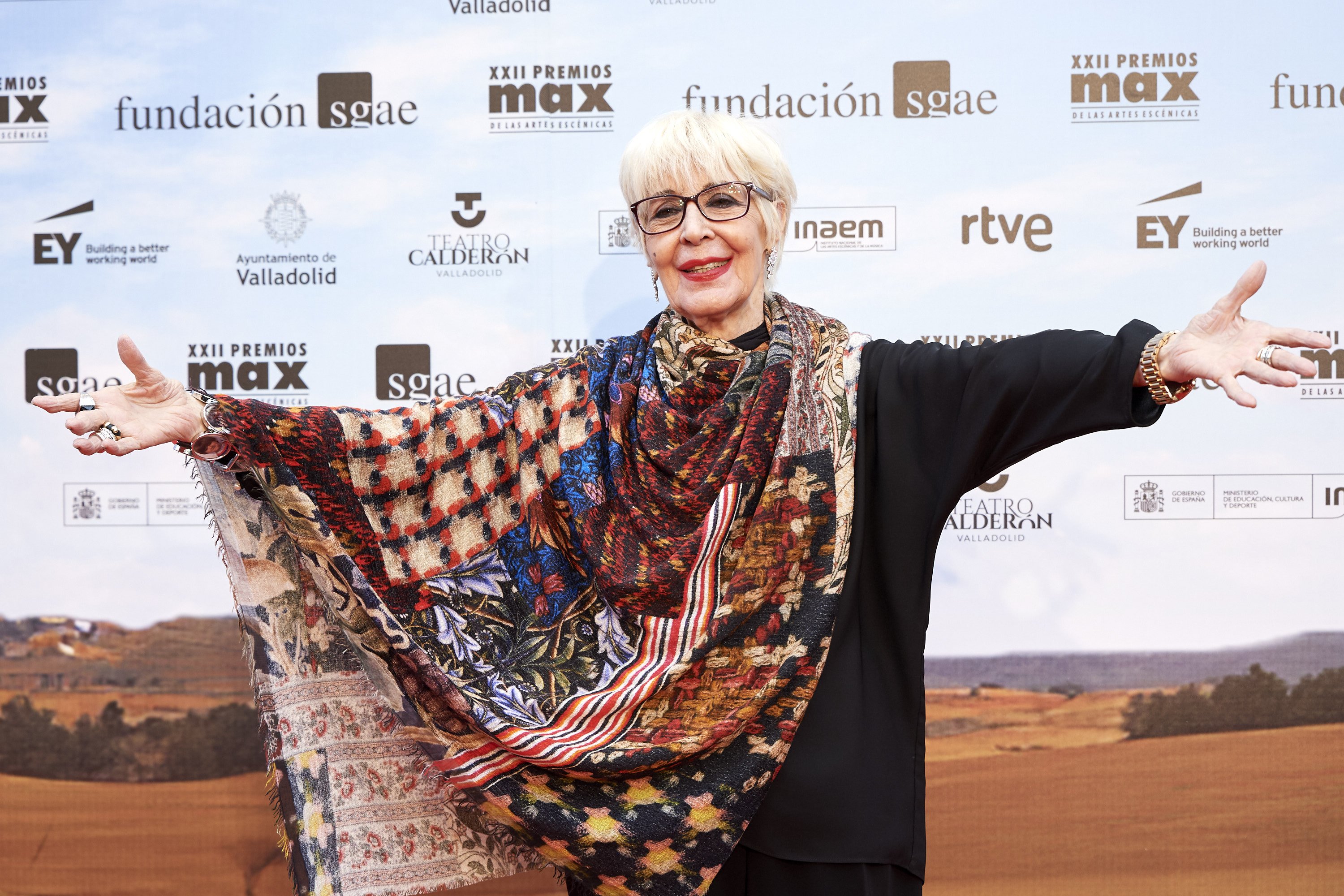 Concha Velasco asiste a los premios MAX 2019 en el Teatro Calderón el 20 de mayo de 2019 en Valladolid, España || Fuente: Getty Images