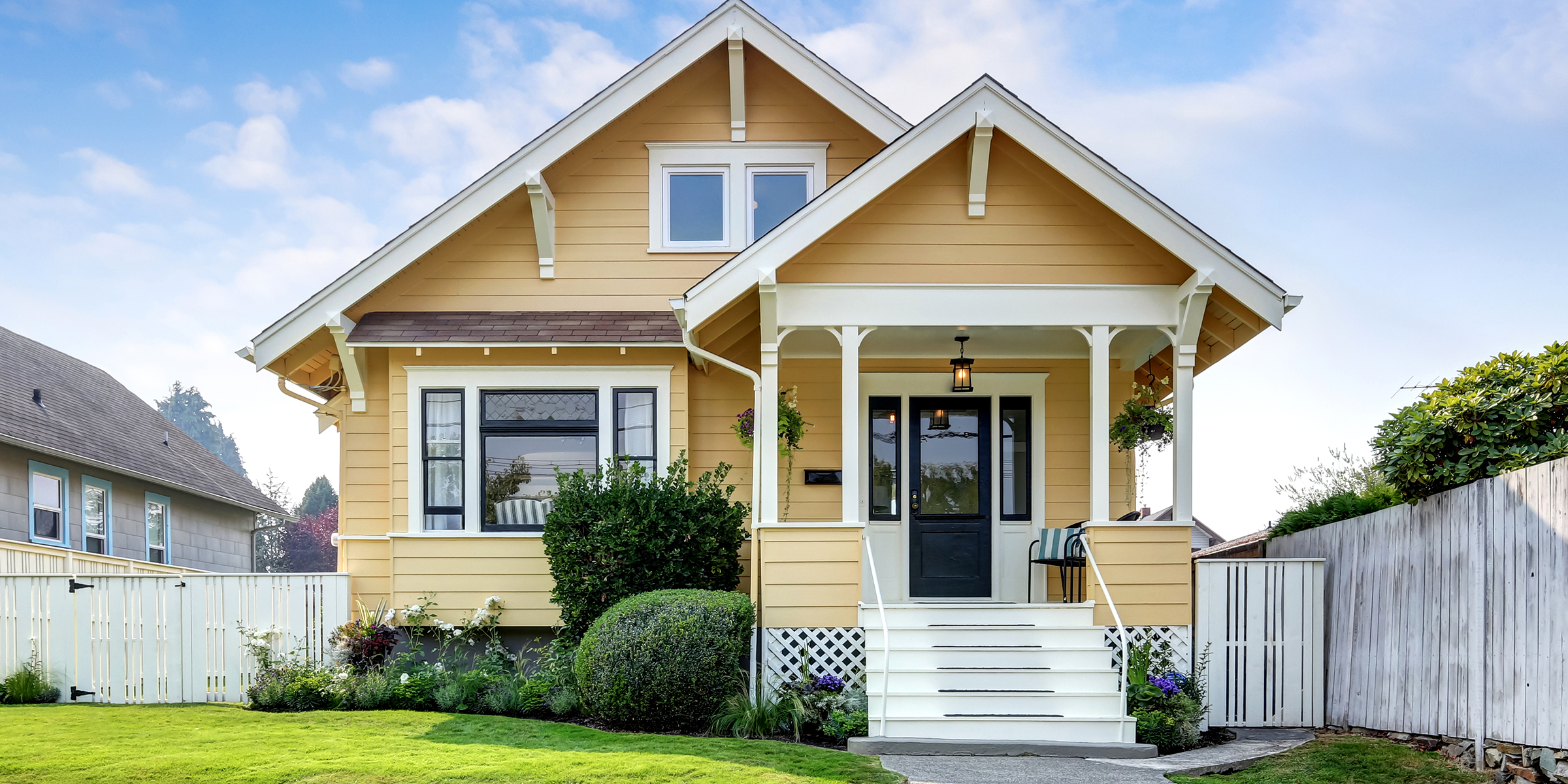 El exterior de una casa | Fuente: Shutterstock