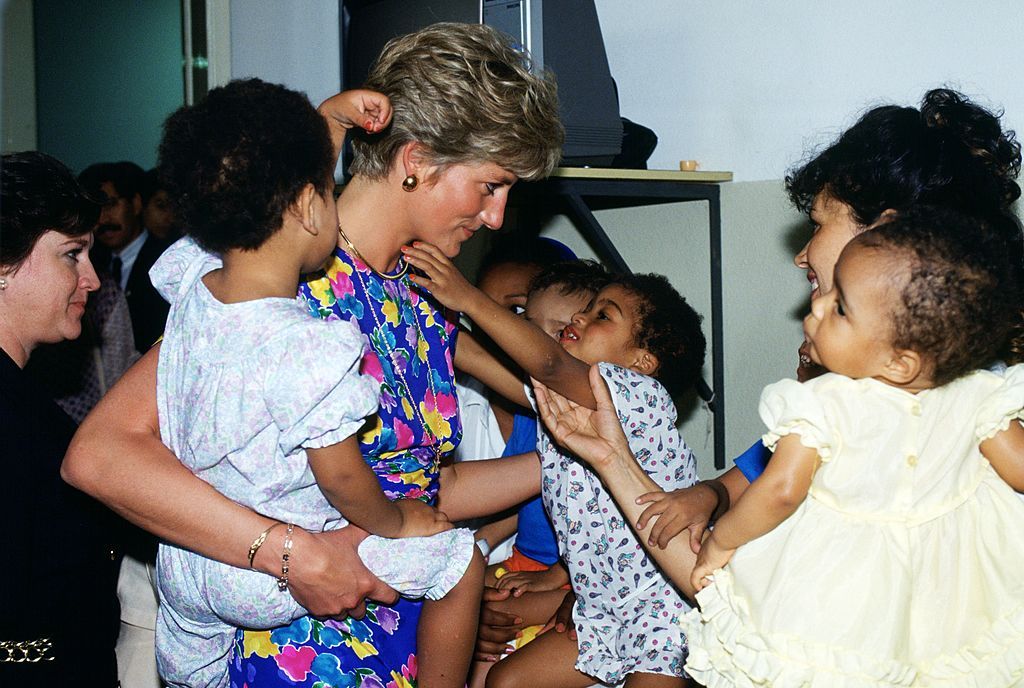 Diana de Gales en Sao Paulo, Brasil en abril de 1991. | Foto: Getty Images
