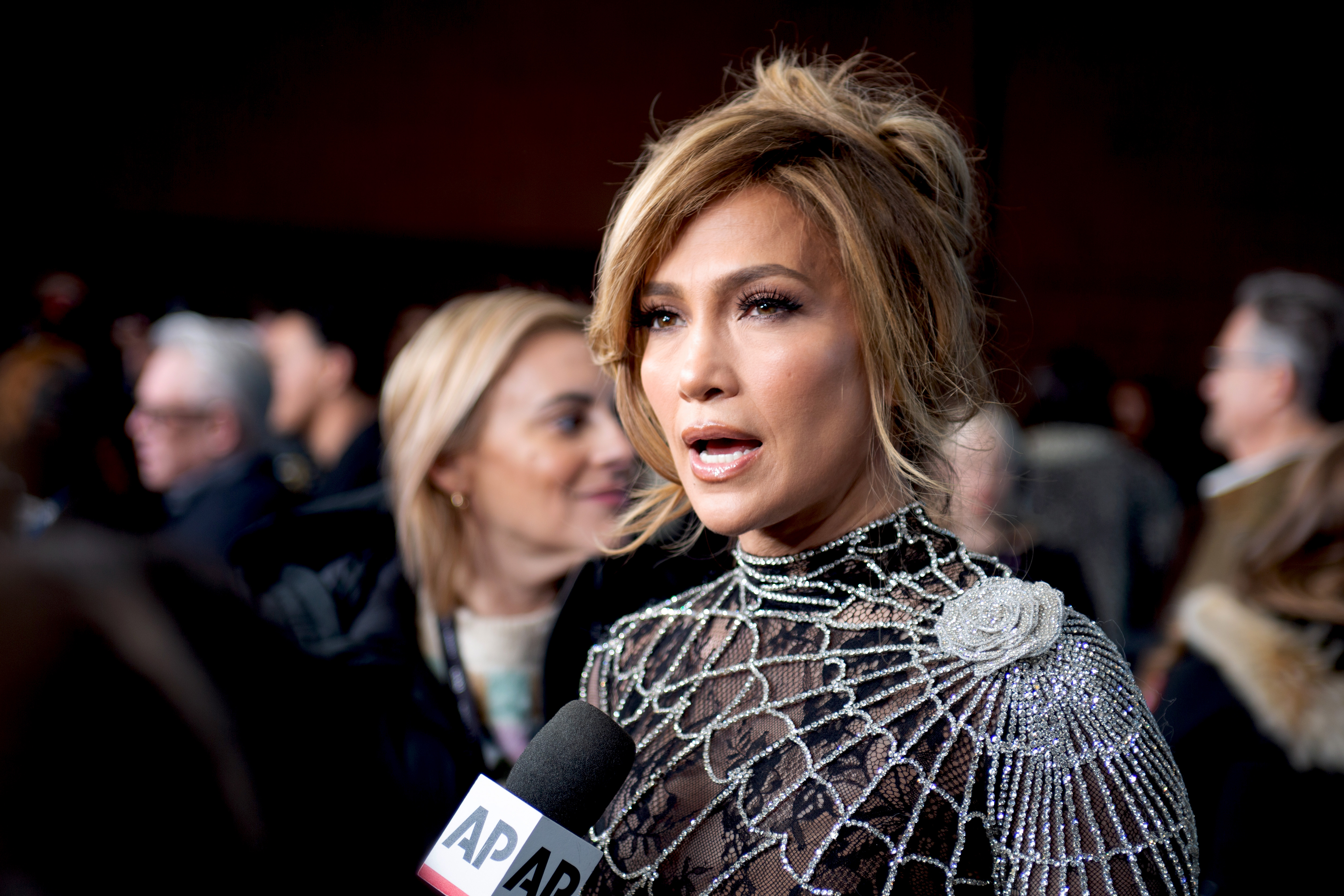 Jennifer Lopez durante el Festival de Cine de Sundance. | Fuente: Getty Images