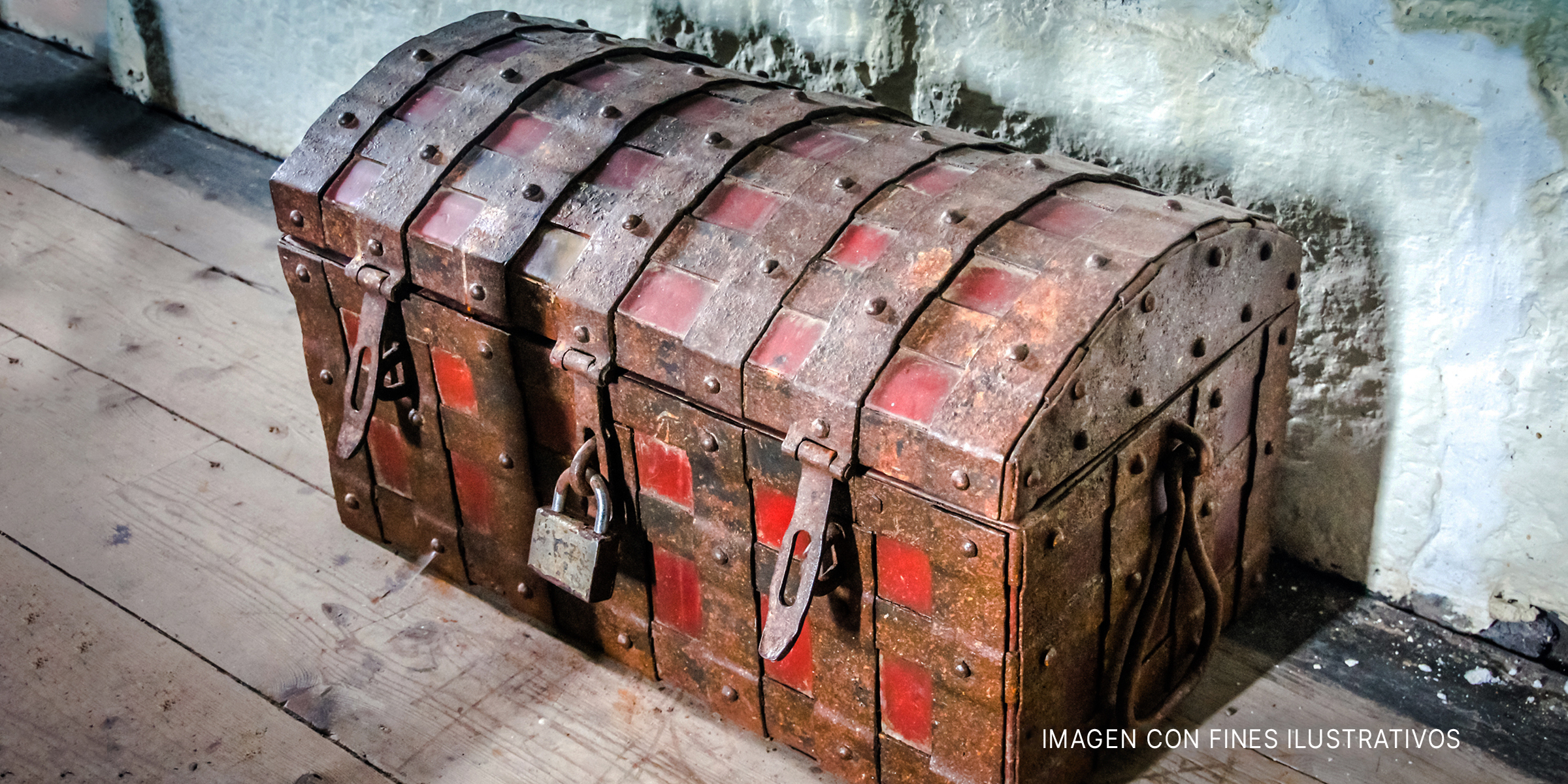 Viejo cofre de madera | Foto: Shutterstock