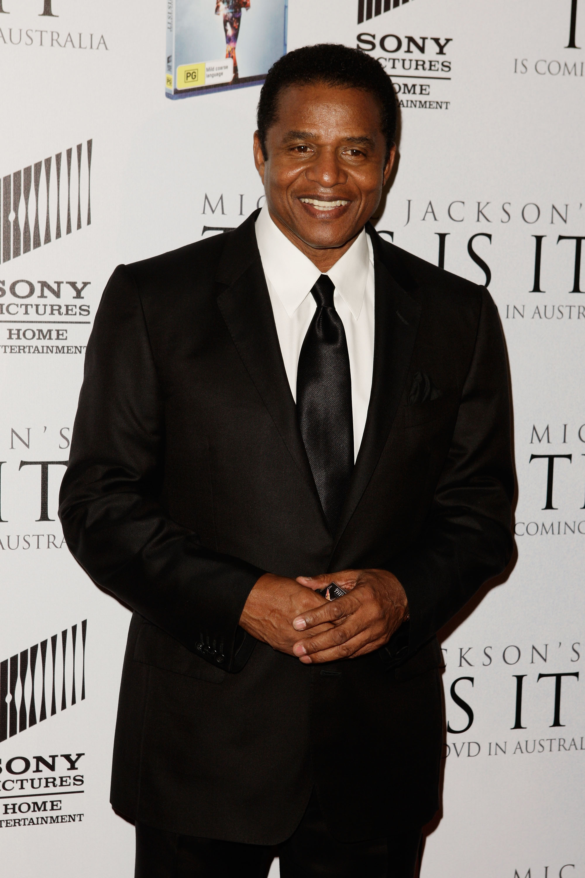 Jackie Jackson en el espectáculo Tributo VIP con motivo del lanzamiento en DVD del documental sobre Michael Jackson "This Is It" el 2 de marzo de 2010, en Sidney, Australia | Fuente: Getty Images