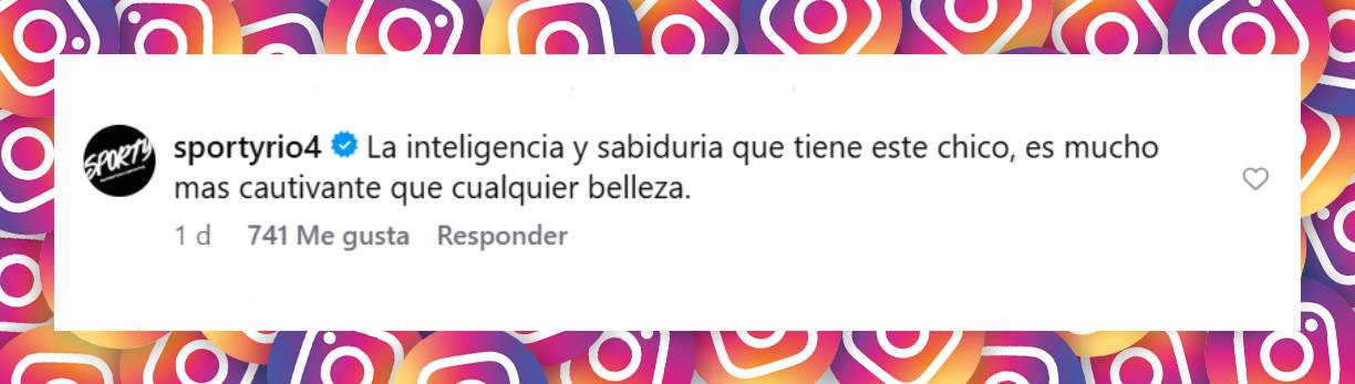 Comentario de un usuario | Fuente: Instagram/diariounocomar