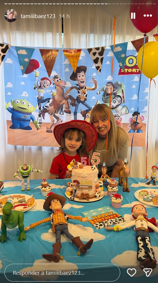 Jamaica, la hija de L-Gante y Tamara Báez cumplió 5 años | Fuente: Instagram/tamiiibaez123