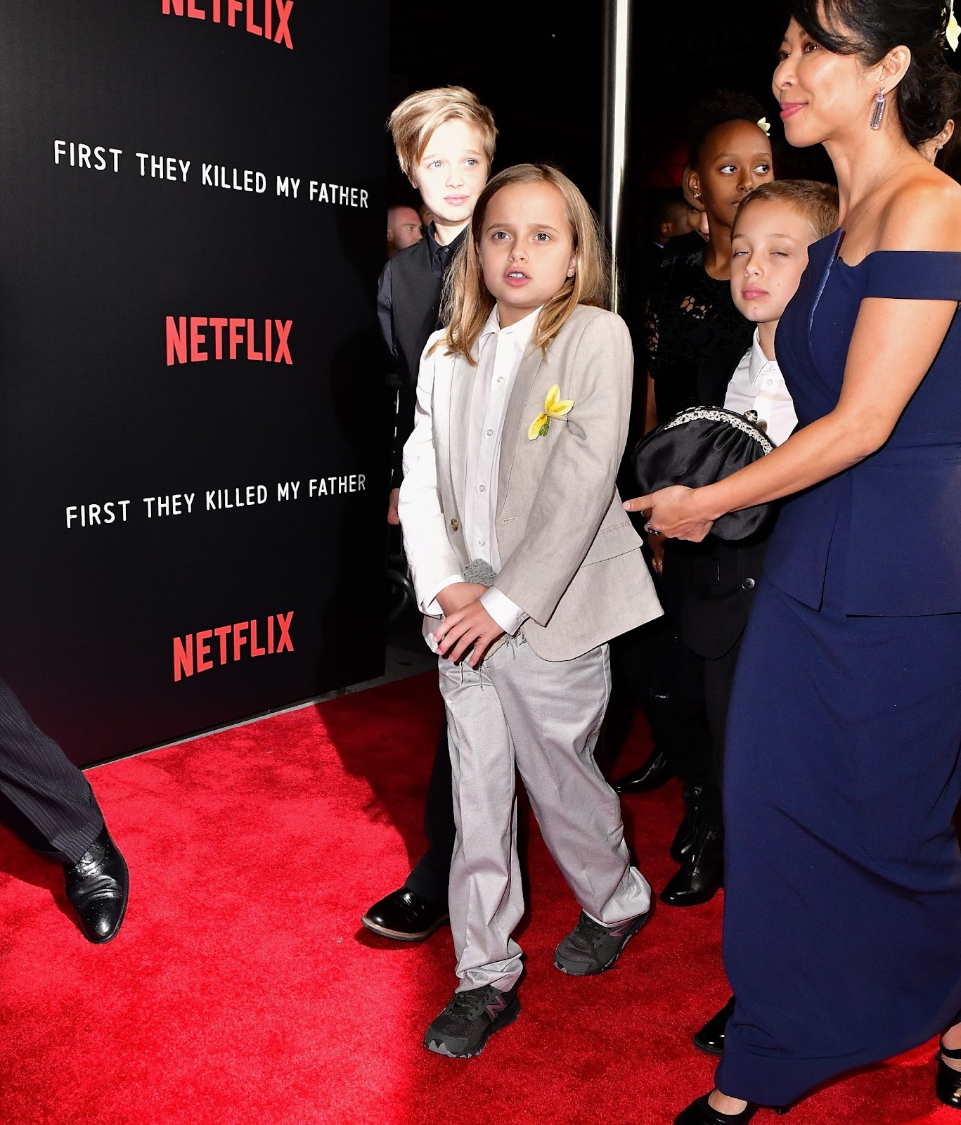 Vivienne Jolie-Pitt en el estreno de "First They Killed My Father" el 14 de septiembre de 2017 en Nueva York | Fuente: Getty Images