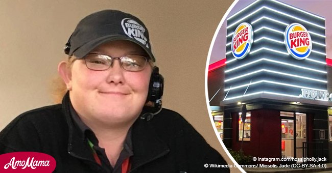 Mujer en pánico llega al autoservicio de Burger King. Su orden puso a empleada a correr