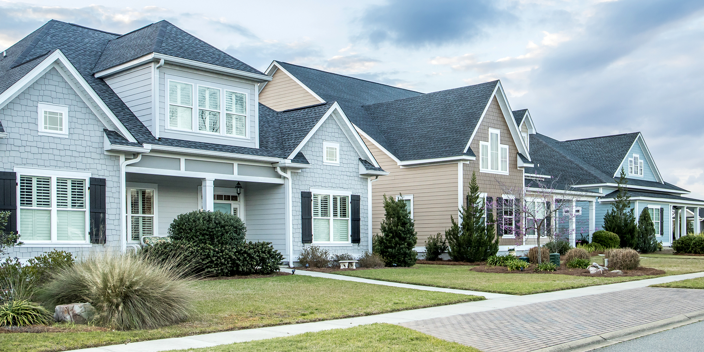 Varias casas | Fuente: Shutterstock