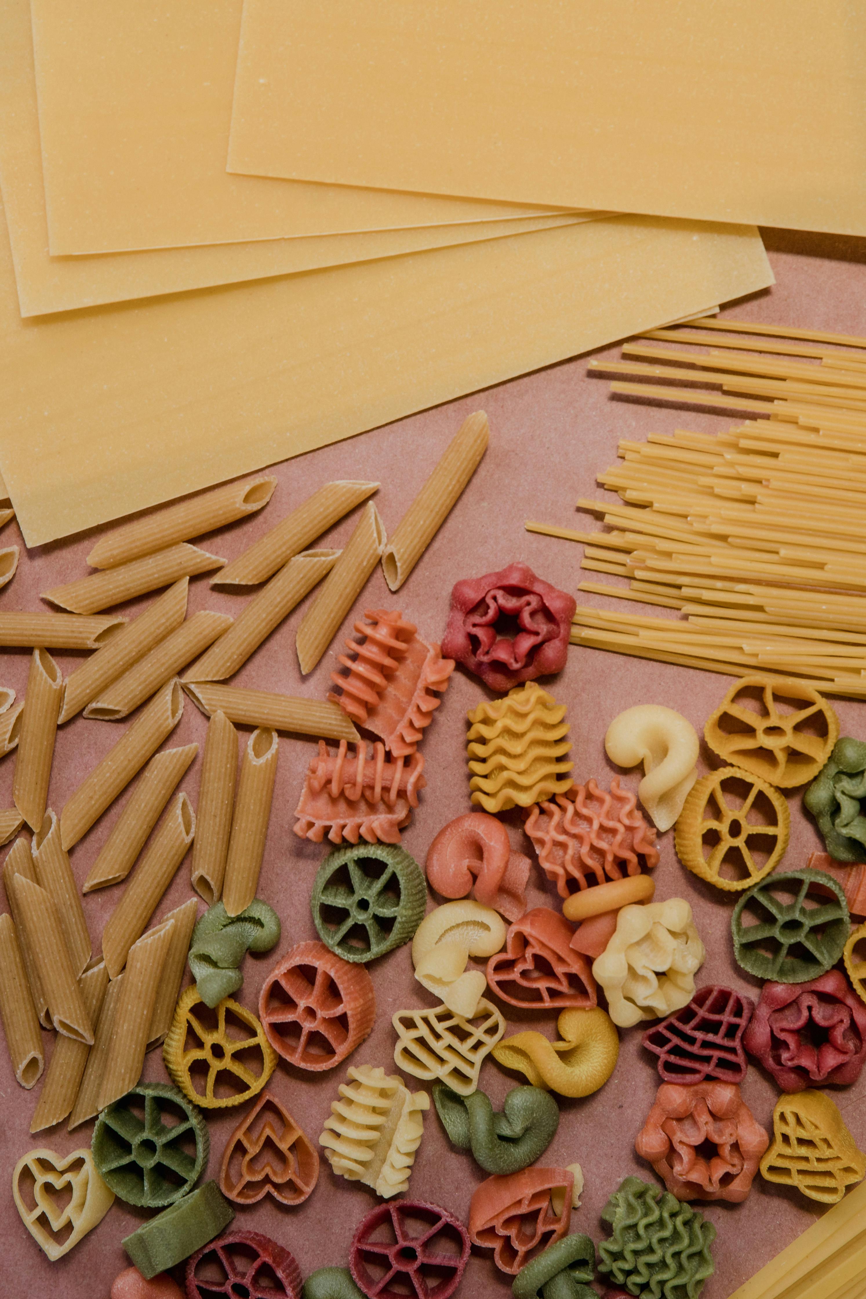Un surtido de pasta | Fuente: Pexels