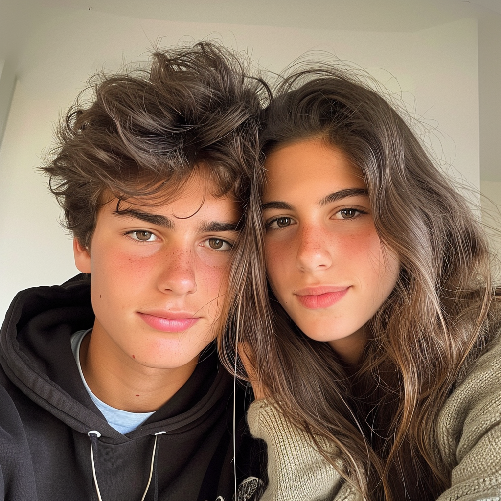 Hermanos adolescentes | Fuente: Midjourney