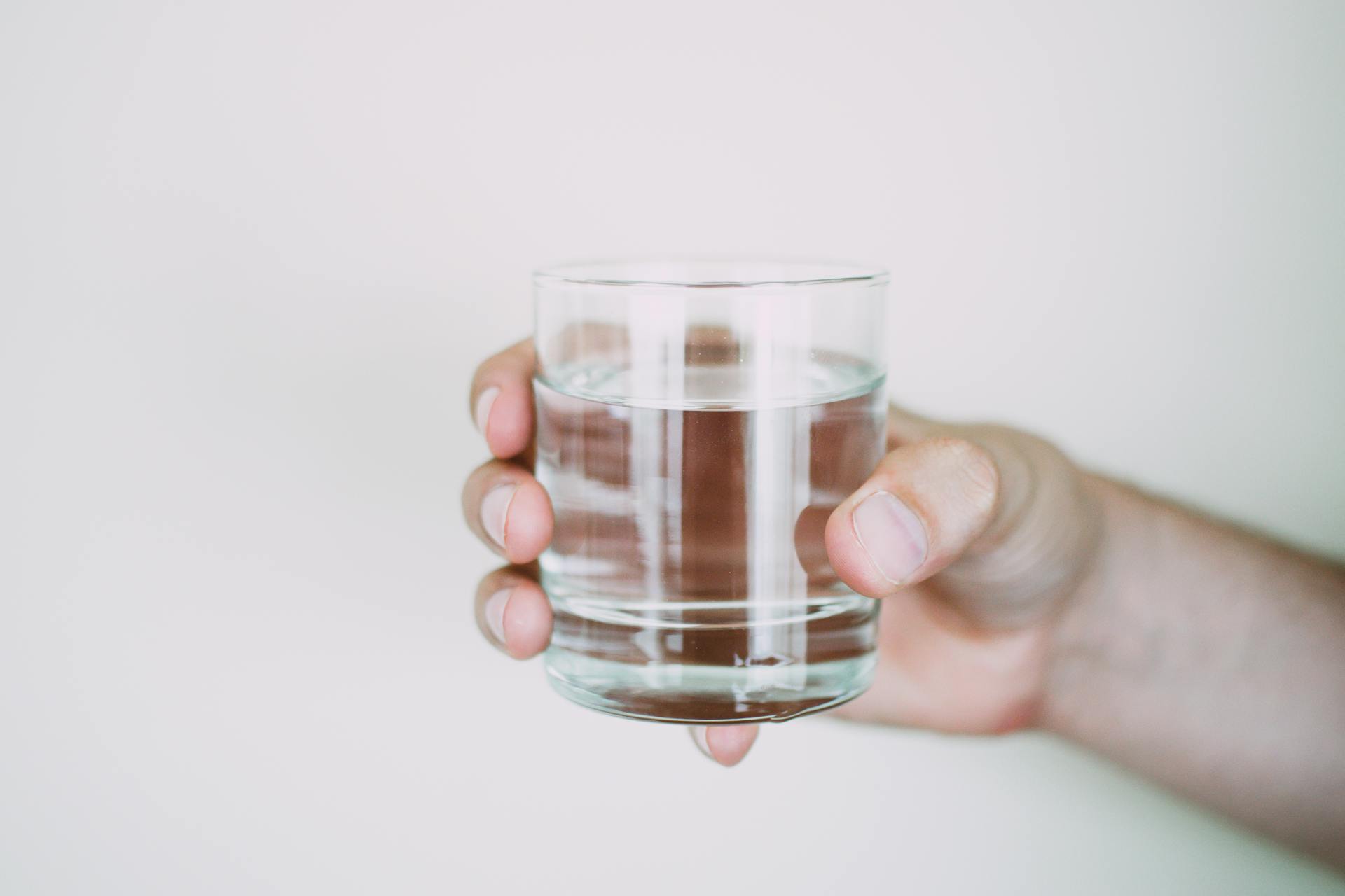 Un vaso de agua | Fuente: Pexels