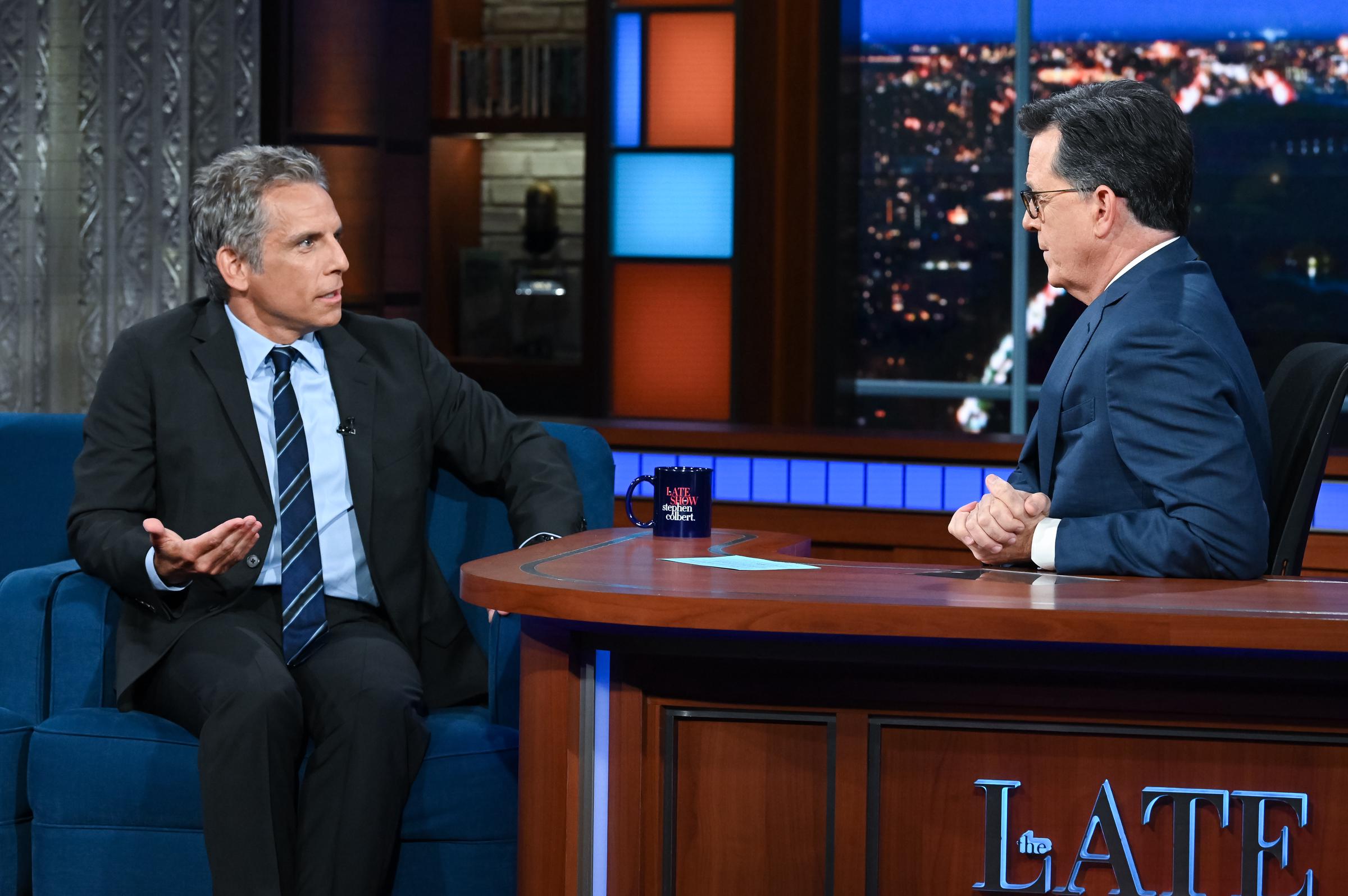 Ben Stiller y Stephen Colbert | Fuente: Getty Images