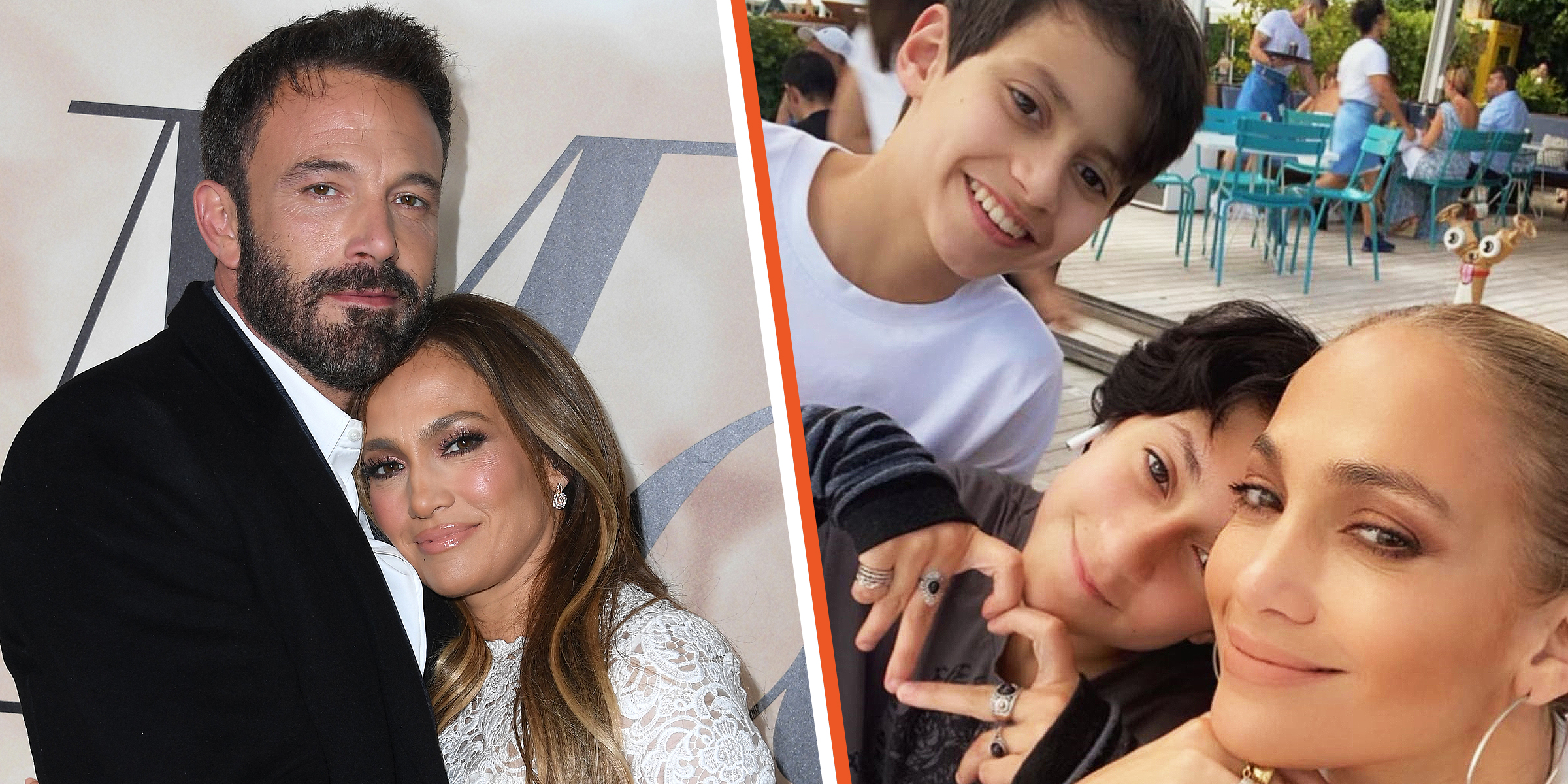 Ben Affleck y Jennifer Lopez | Jennifer Lopez y sus hijos | Foto: Getty Images | instagram.com/jlo