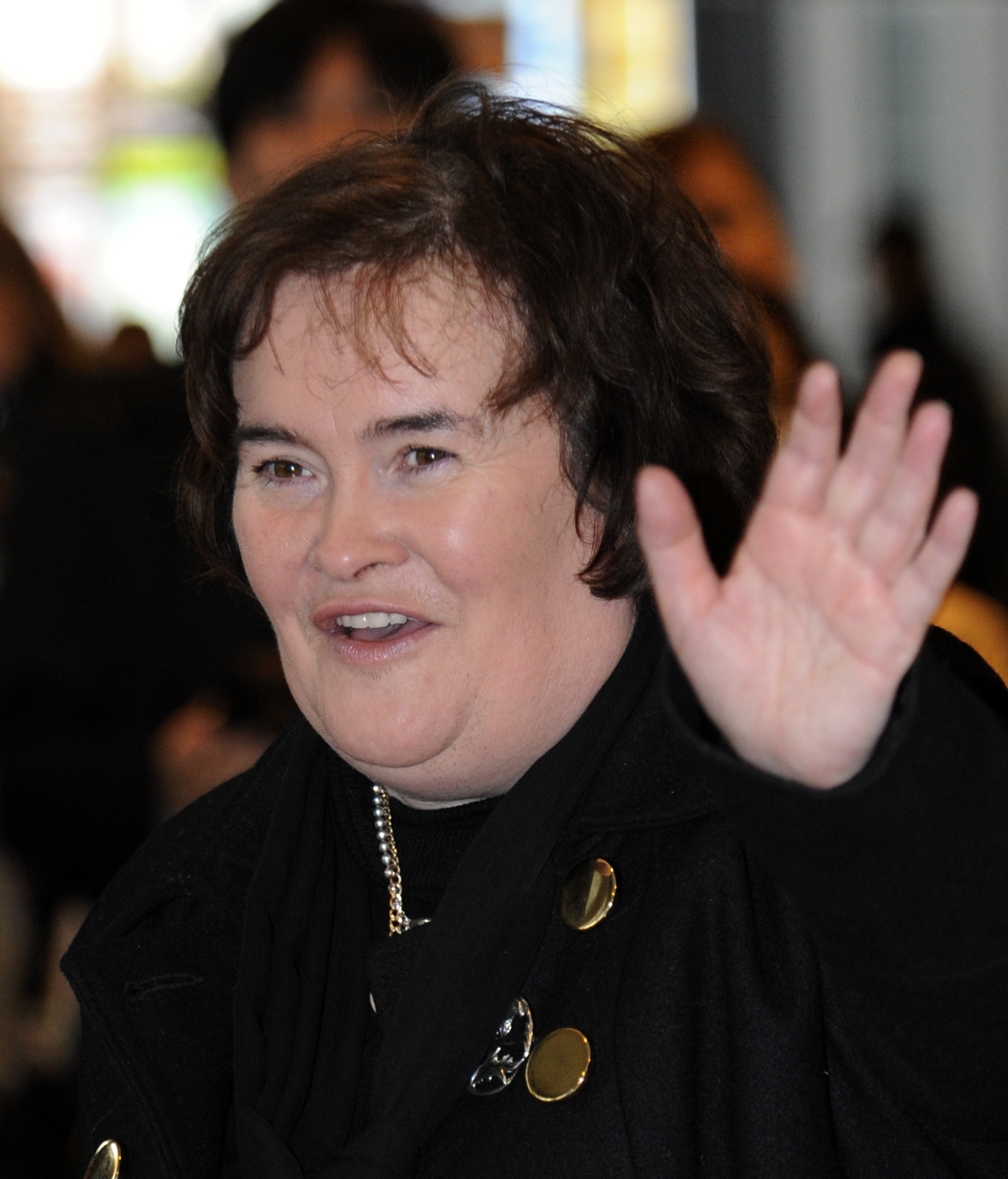 Susan Boyle fotografiada en el Aeropuerto Internacional de Narita el 29 de diciembre de 2009, en Chiba, Japón | Fuente: Getty Images