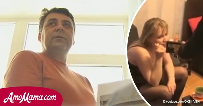 Hombre está mirando televisión y de repente descubre que su esposa es una trabajadora sexual