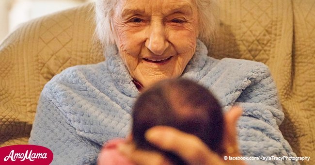 Médicos dicen que abuela de 92 años tienen 3 semanas de vida. Después del nacimiento del bebé, los familiares notan algo extraño en su comportamiento