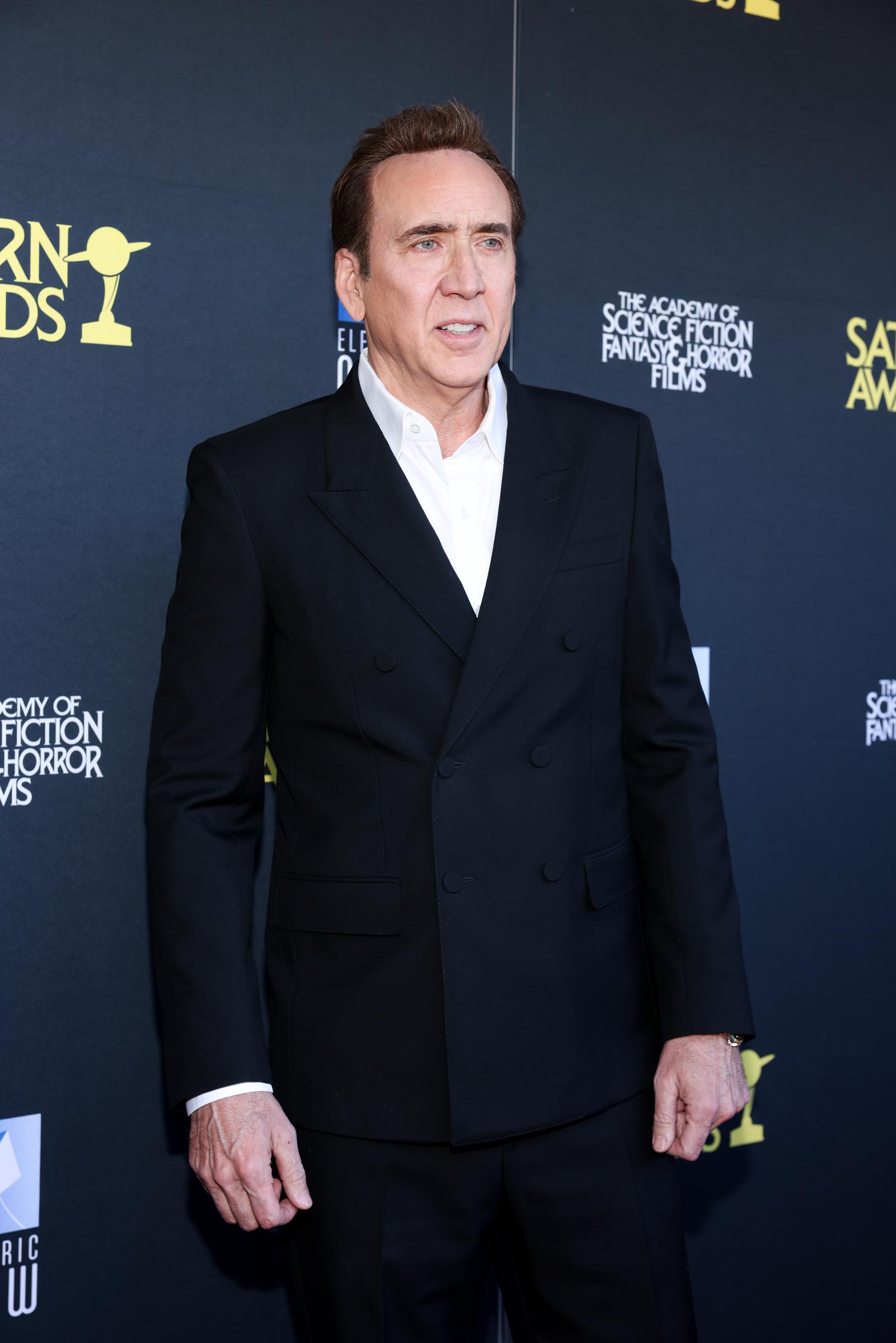 Nicolas Cage en la 52ª edición de los Premios Saturn el 2 de febrero de 2025, en Universal City, California | Fuente: Getty Images