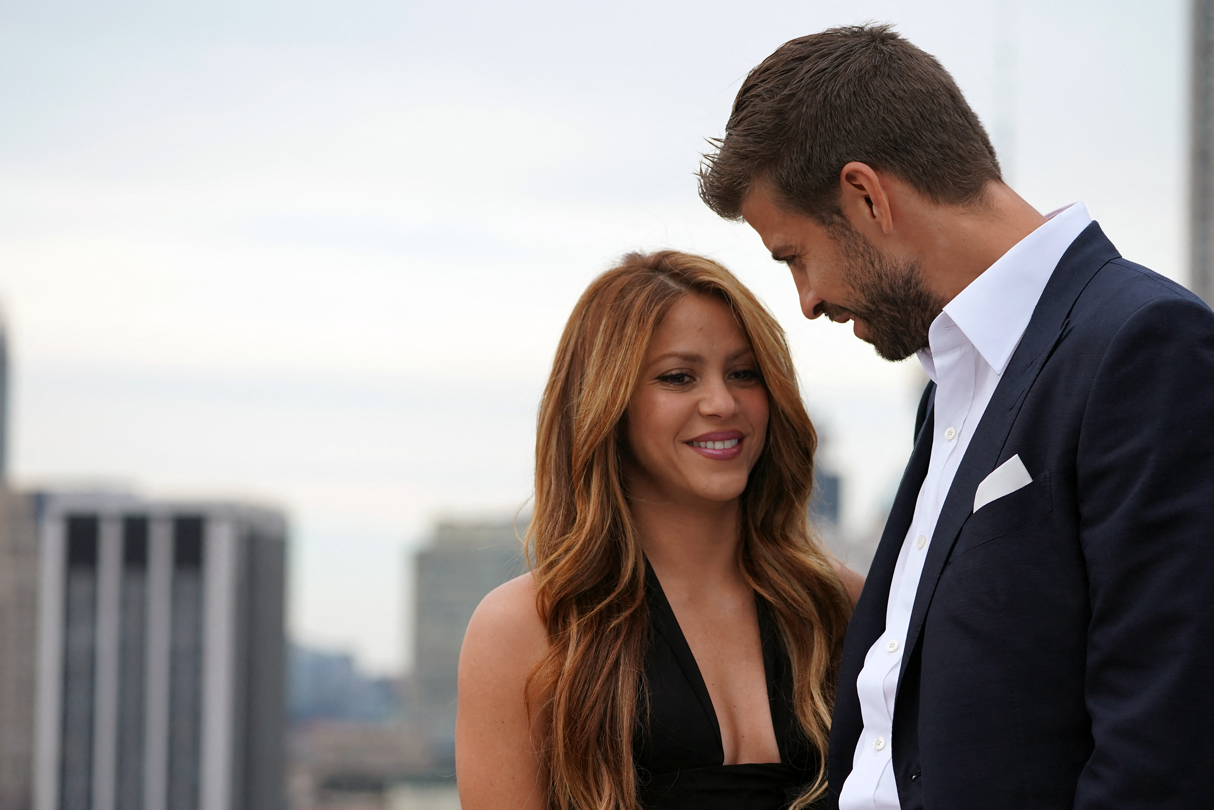 Shakira y Gerard Piqué asisten a la presentación de la Copa Davis en Nueva York, el 5 de septiembre de 2019 | Fuente: Getty Images