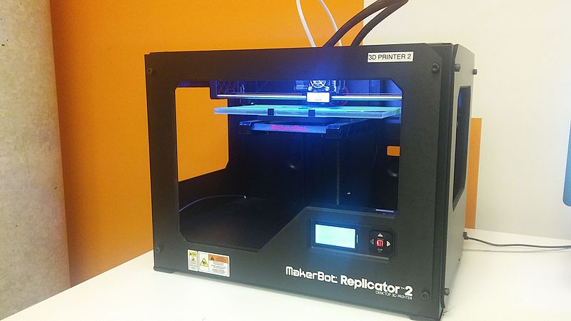 Impresora 3D. | Foto: Wikimedia Commons