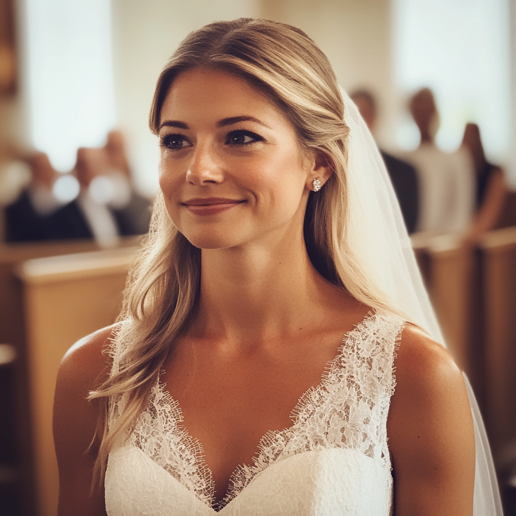 Una novia ante el altar | Fuente: Midjourney