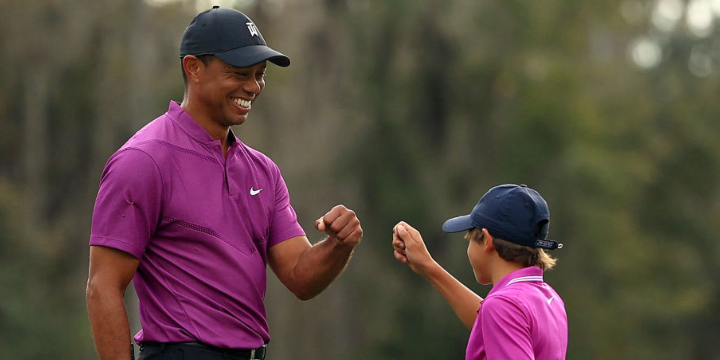 Tiger y Charlie Woods | Fuente: Getty Images