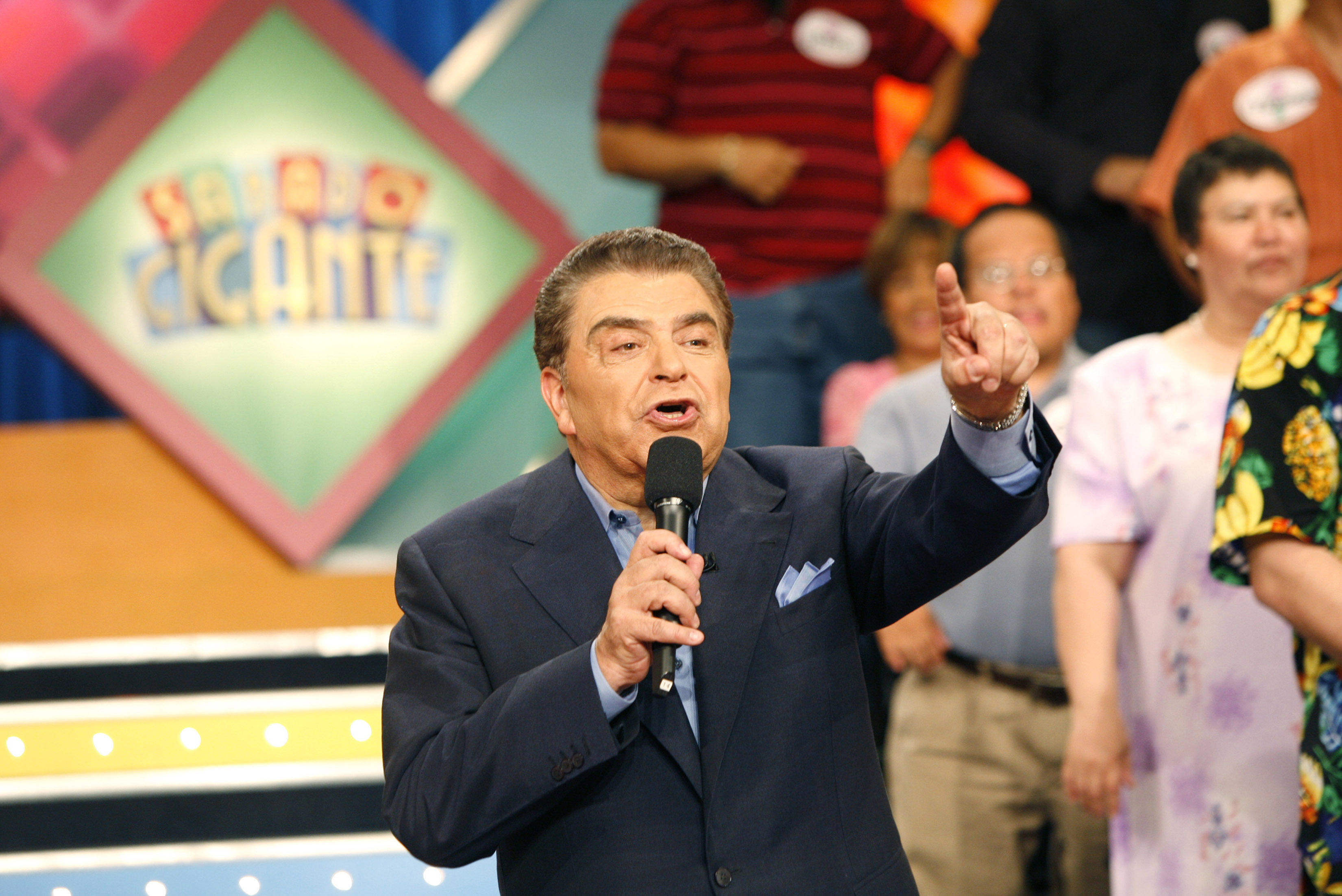 Don Francisco durante el programa del 20º Aniversario de "Sábado Gigante" en los Estudios Univision de Miami, Florida, Estados Unidos. | Fuente: Getty Images