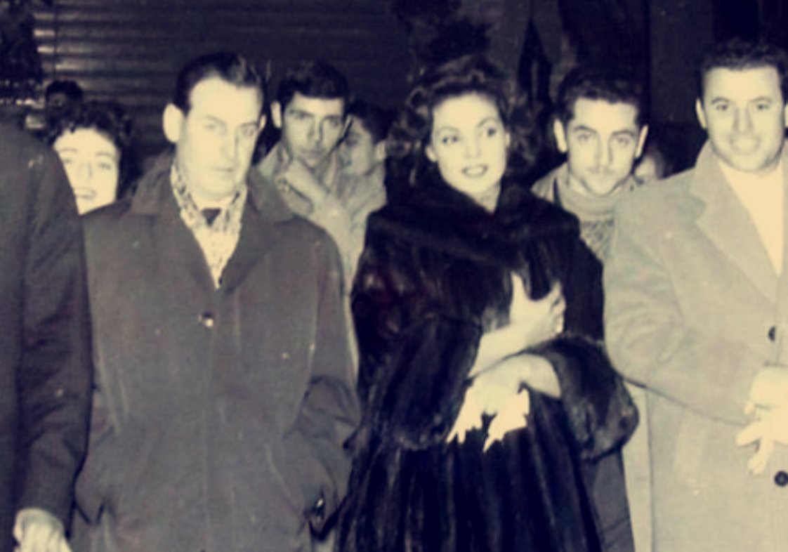 Antoine Castelli y Carmen Sevilla el 17 de enero de 1959. | Foto: Wikimedia Commons