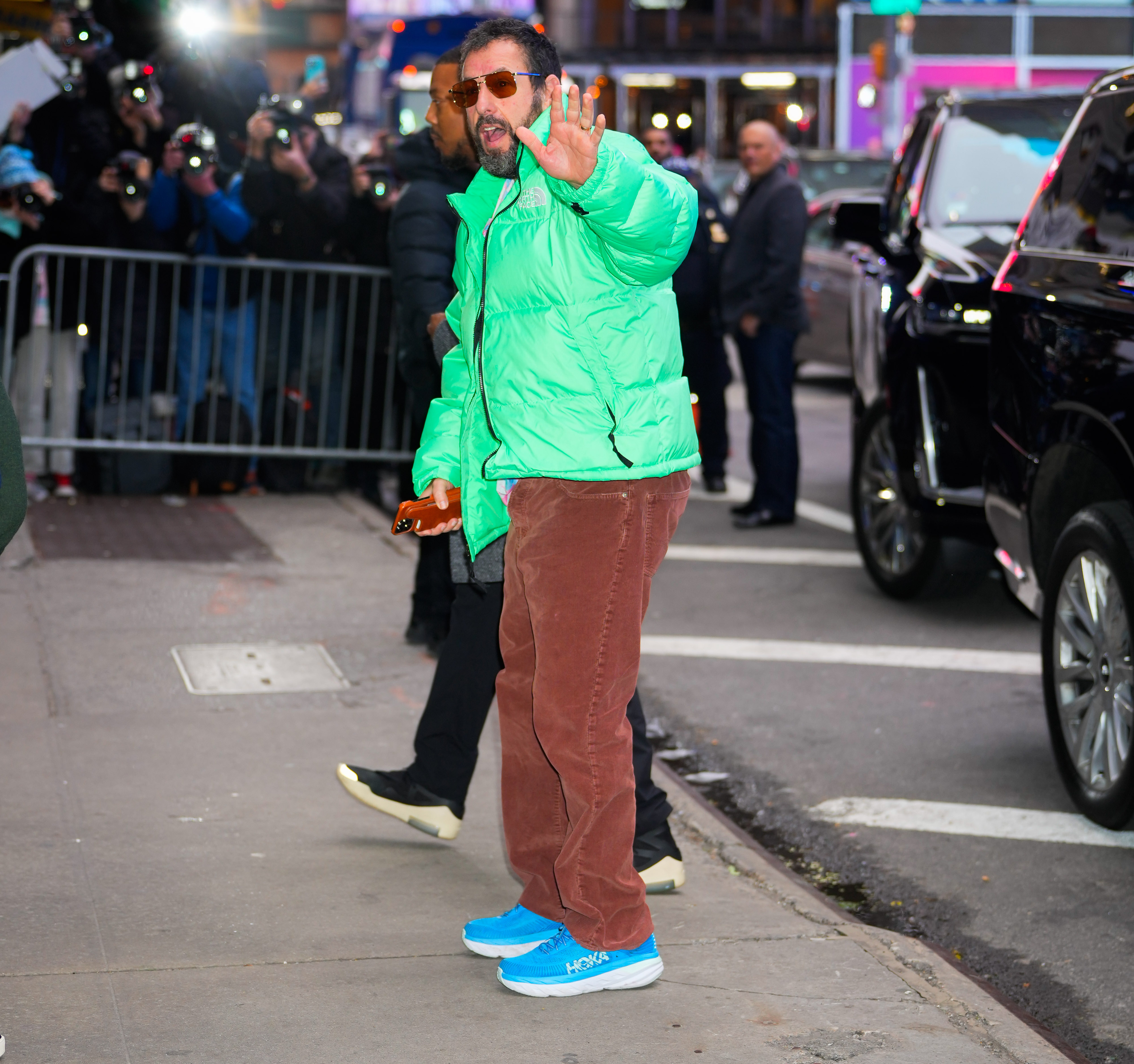 Adam Sandler en Nueva York, el 22 de marzo de 2023. | Foto: Getty Images